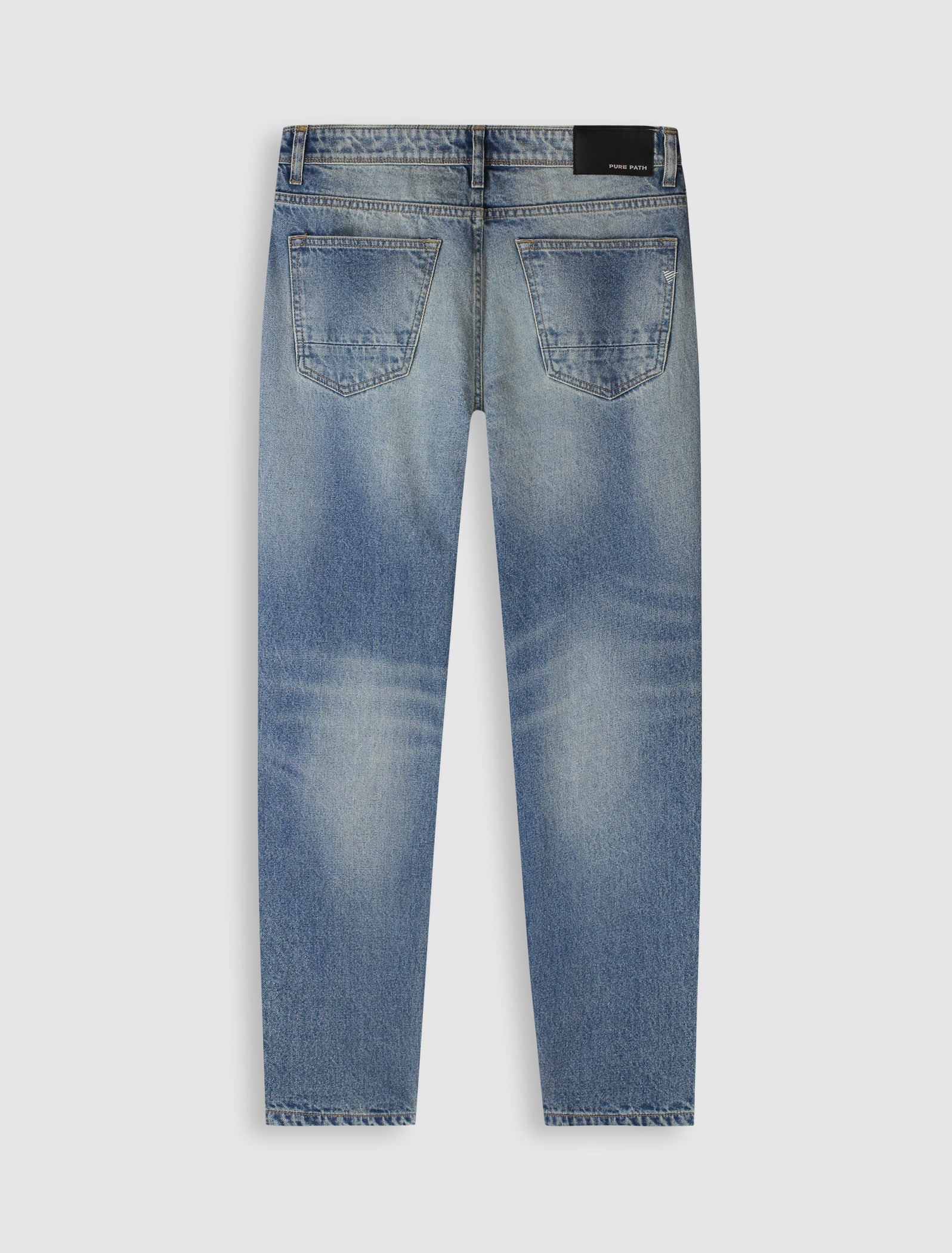 The Aiden W1653 Loose Fit Jeans - Denim Blue Green