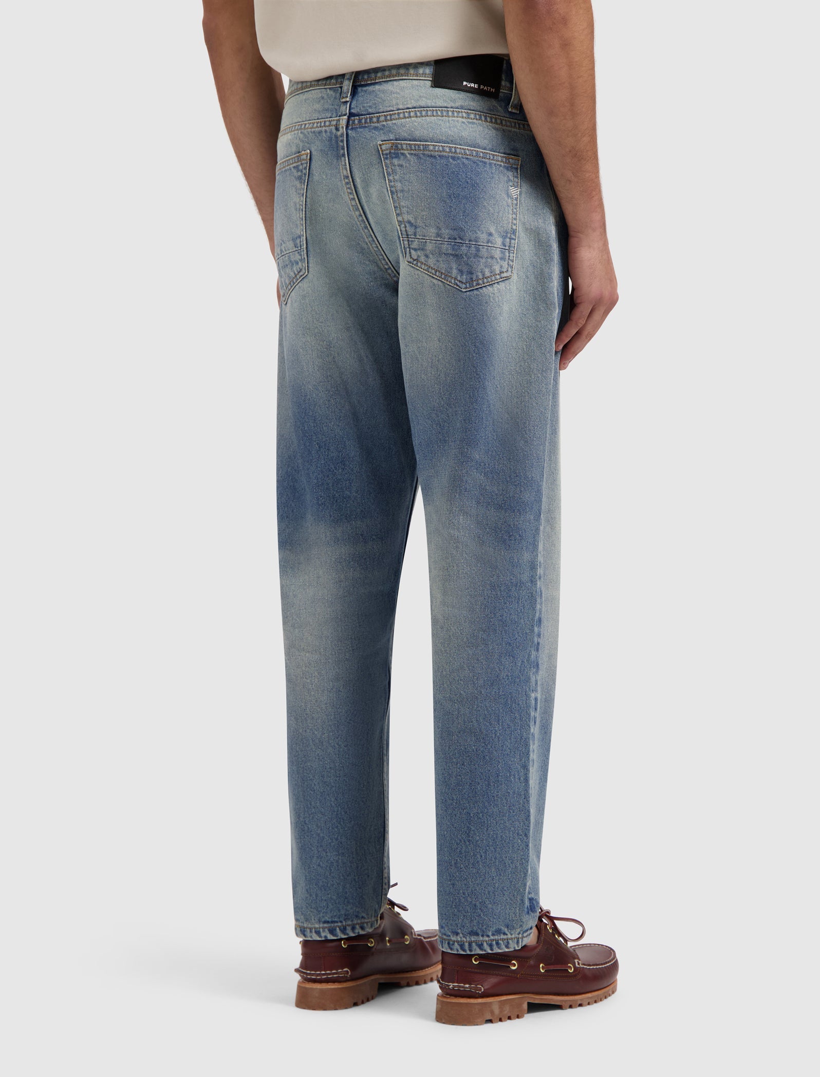 The Aiden W1673 Loose Fit Jeans - Denim Light Blue