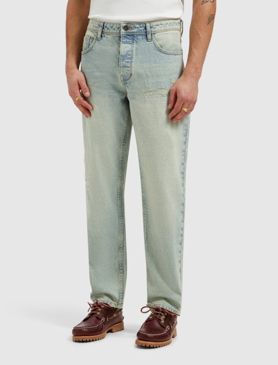 The Aiden W1653 Loose Fit Jeans - Denim Blue Green