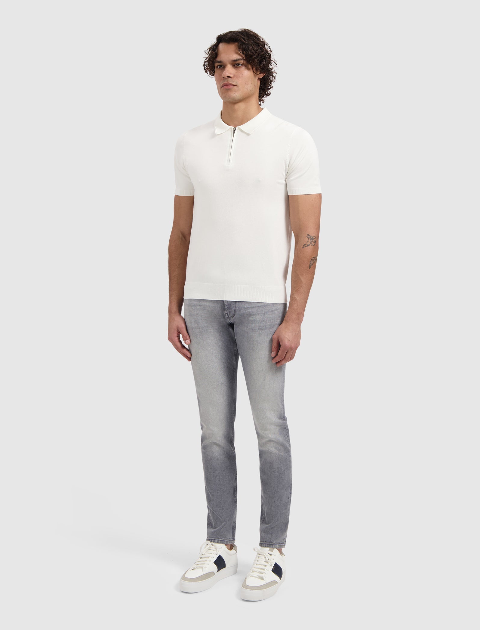 The Jone W1661 2.0 Skinny Fit Jeans - Denim Light Grey