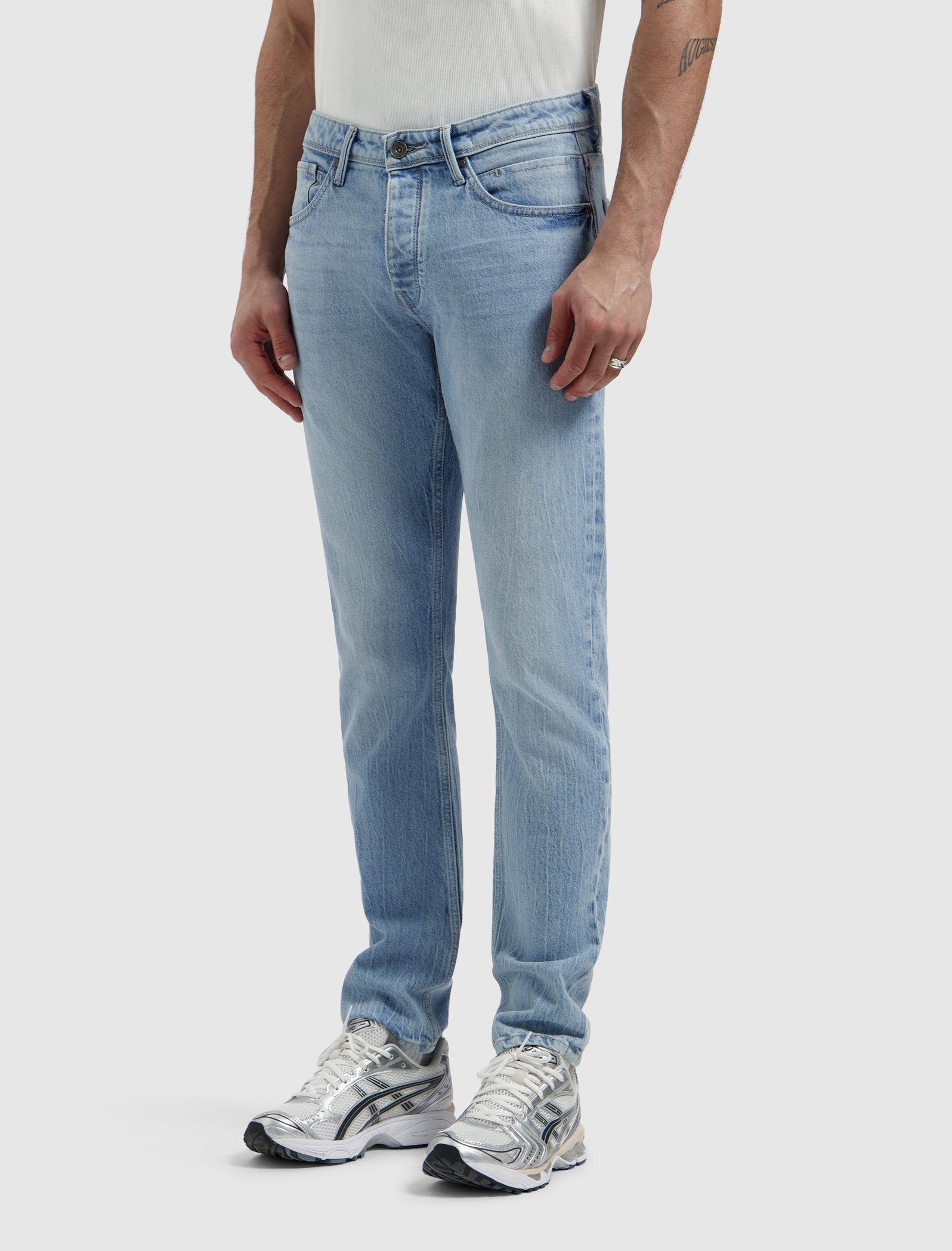 The Ryan W1646 Slim Fit Jeans - Denim Blue Green