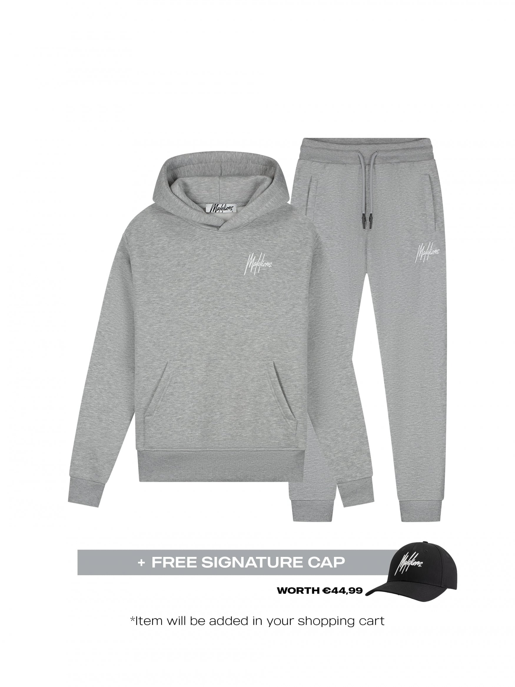 Malelions Dames BF Signature Tracksuit- Grey