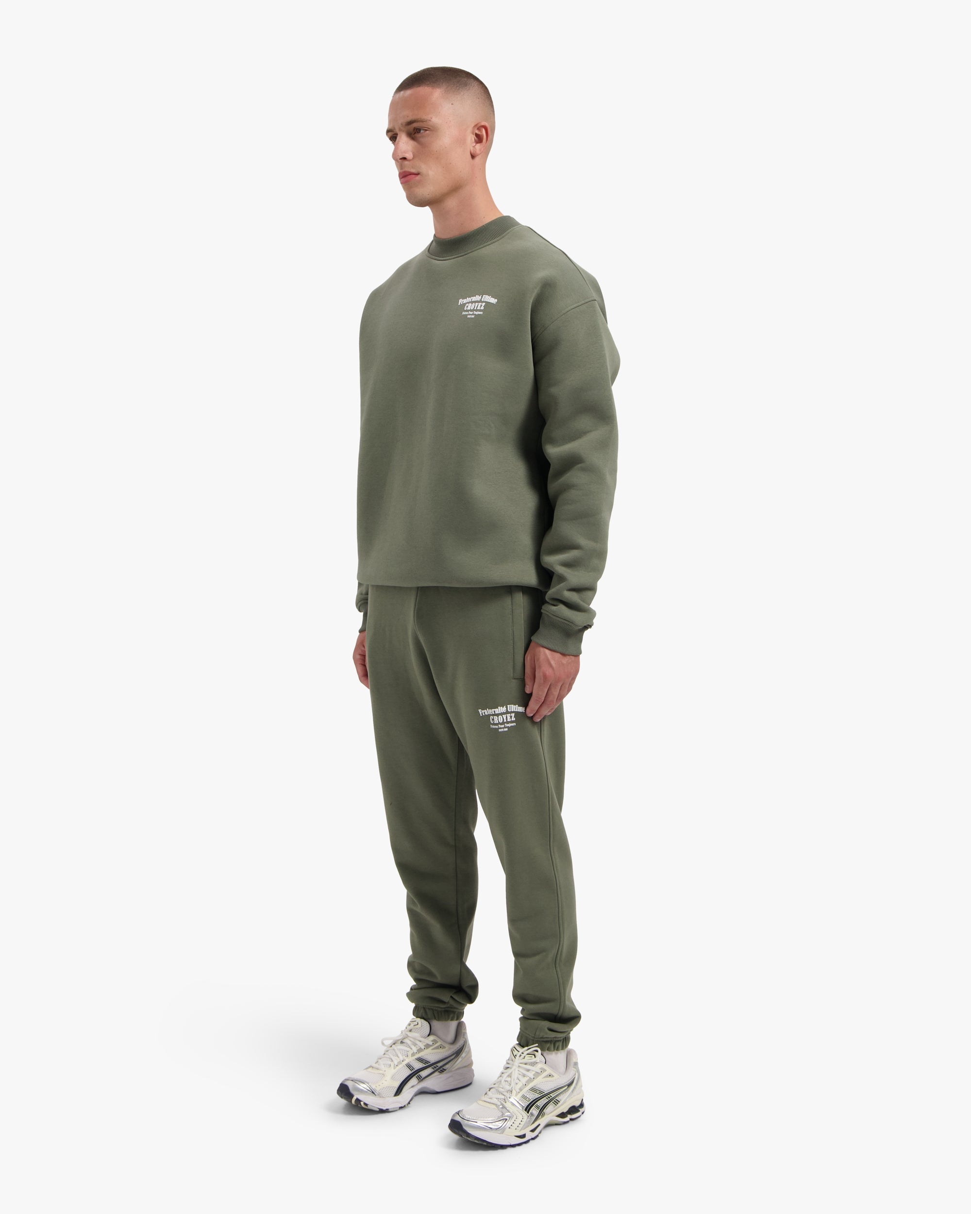 Croyez Fraternite Sweater- Dusty Olive