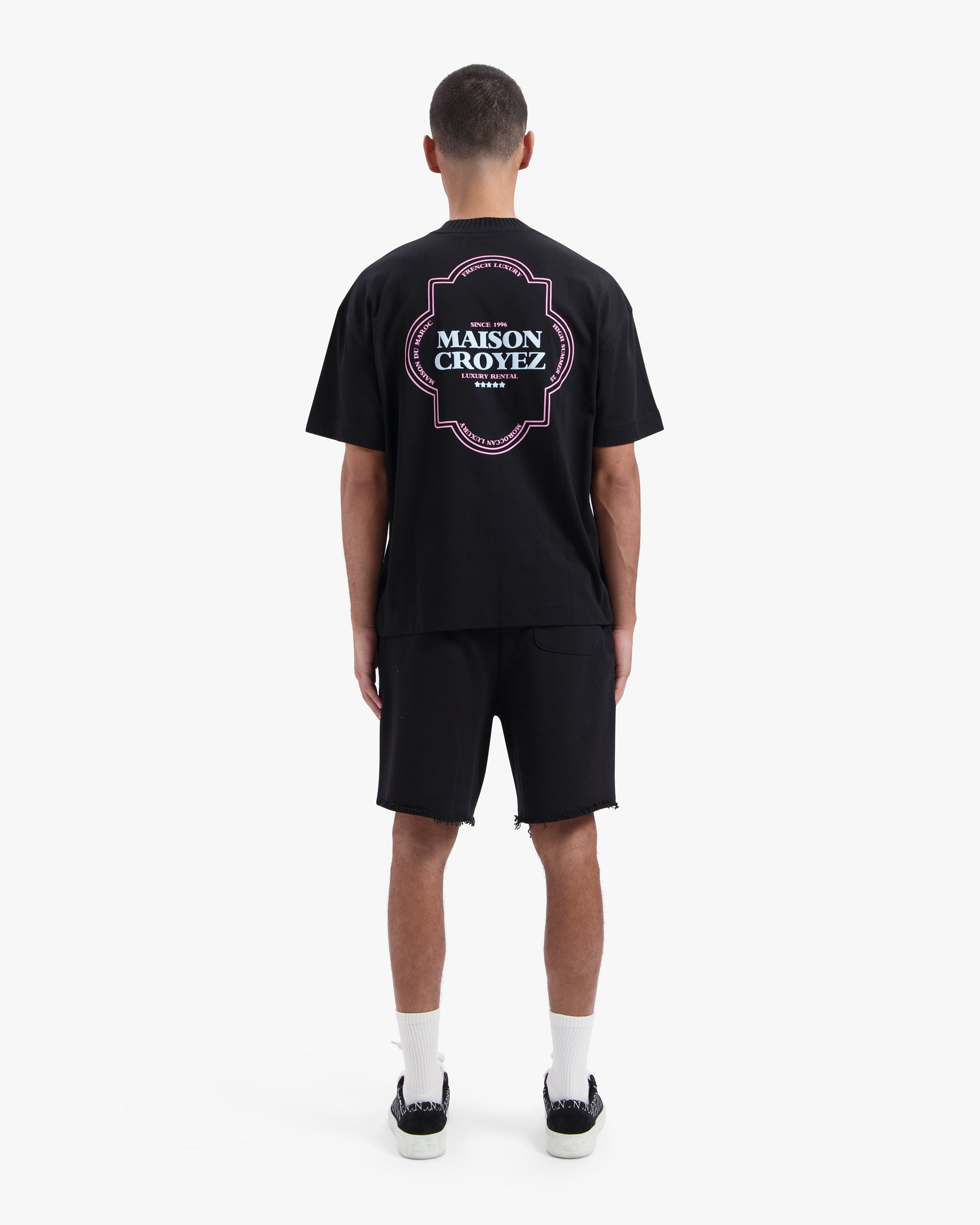 Croyez Maroccan T-shirt- Black