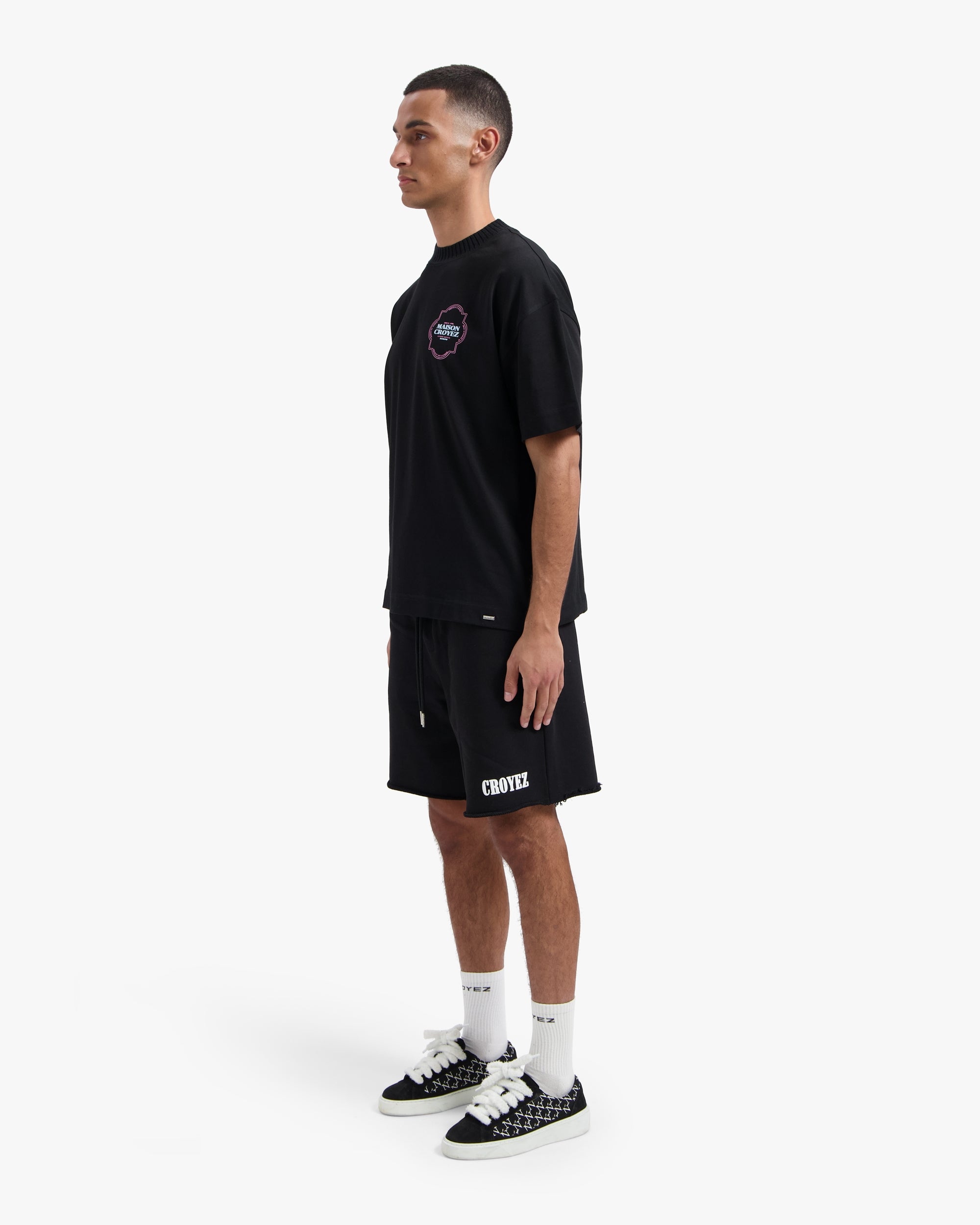 Croyez Maroccan T-shirt- Black