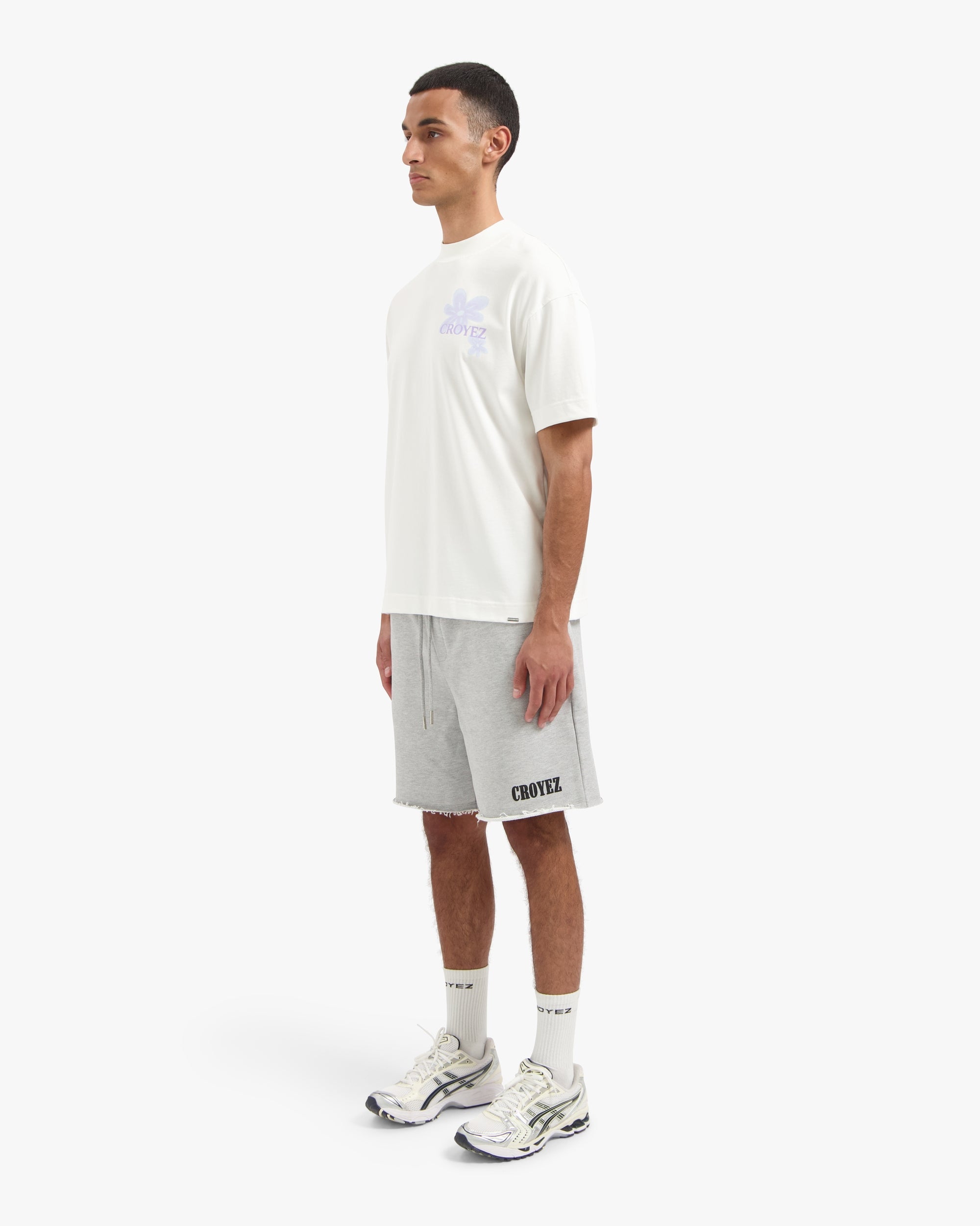 Croyez Botanique T-shirt- Off White/Lilac