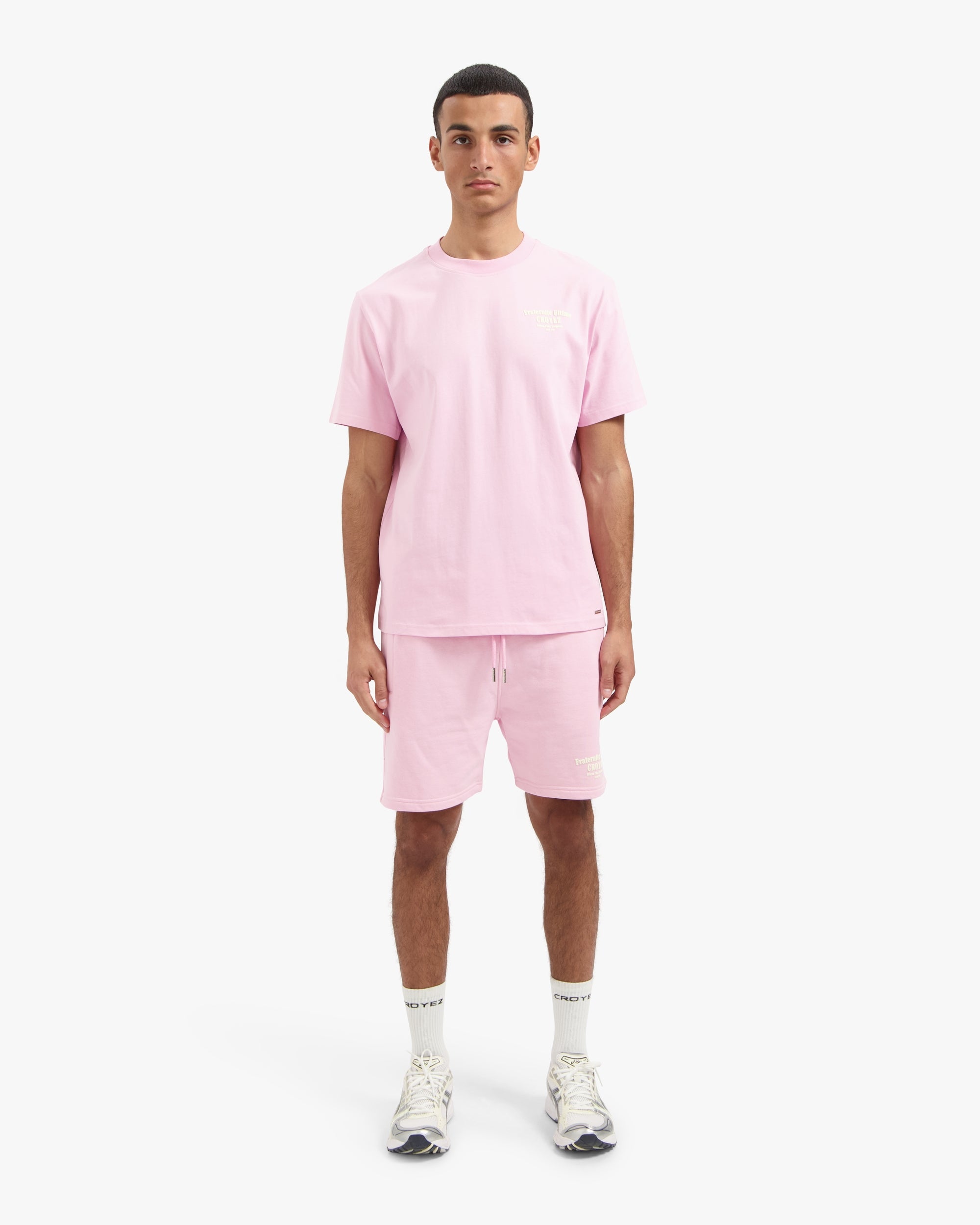 Croyez Fraternité  T-shirt- Pink