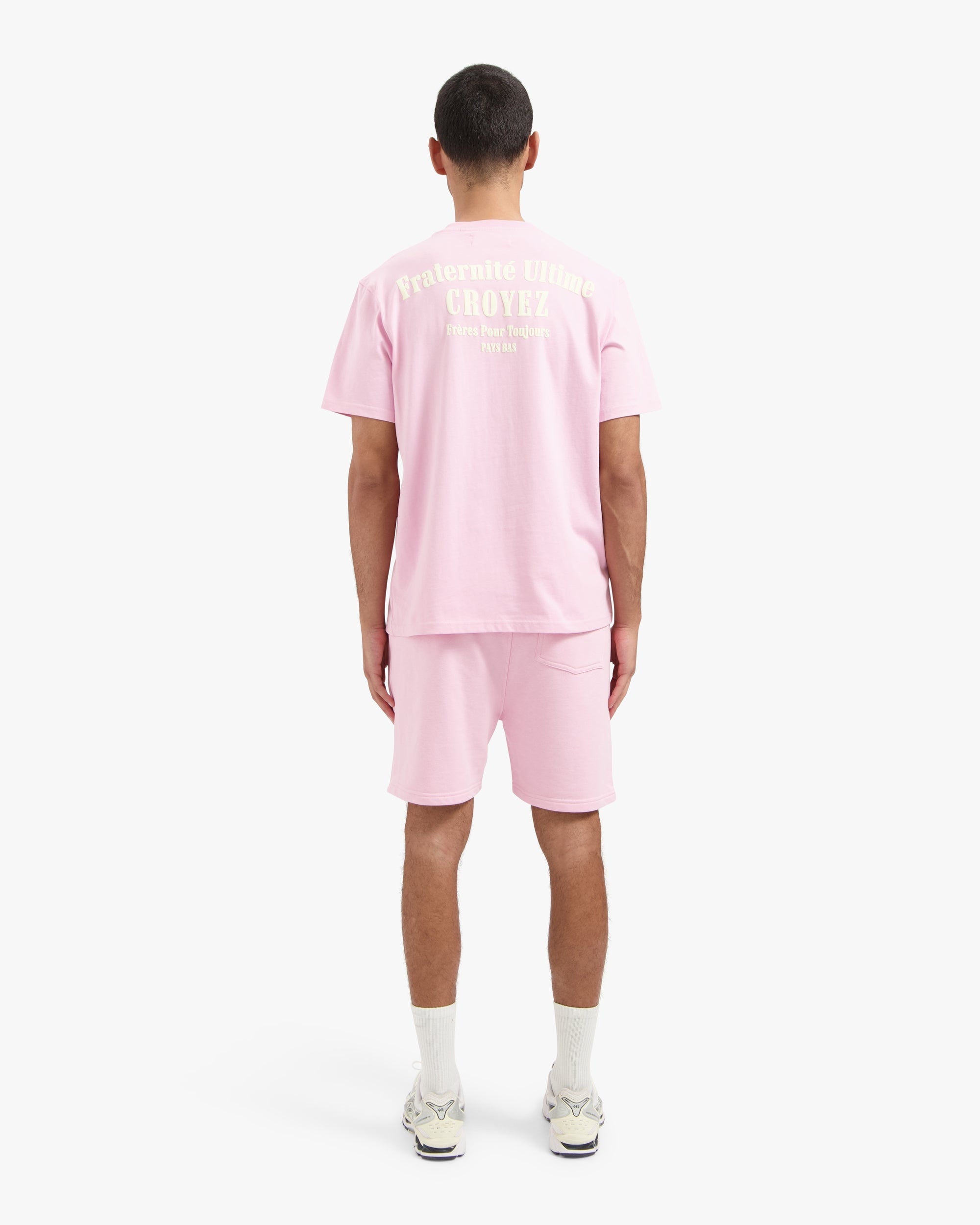 Croyez Fraternité  T-shirt- Pink