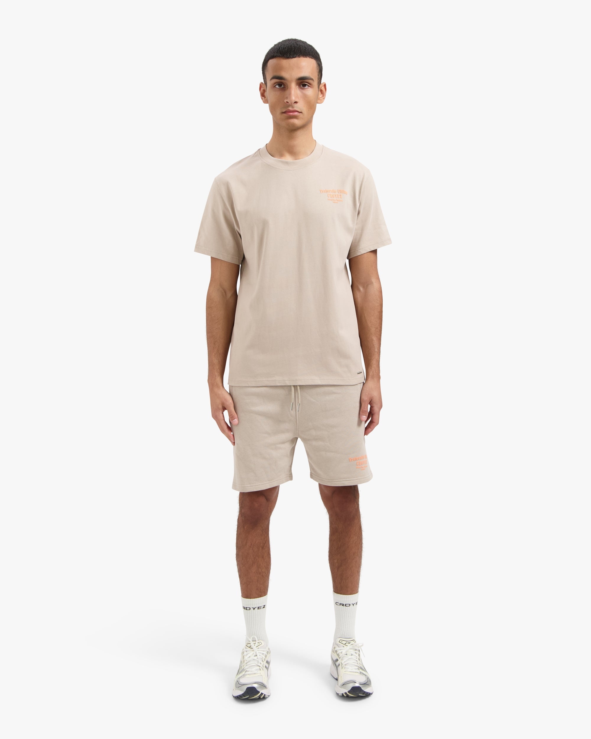 Croyez Fraternité  T-shirt- Stone/Orange