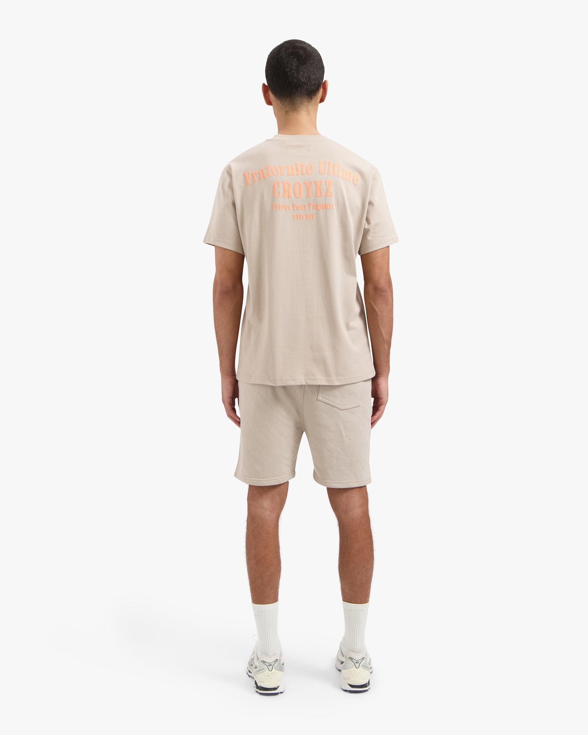 Croyez Fraternité  T-shirt- Stone/Orange