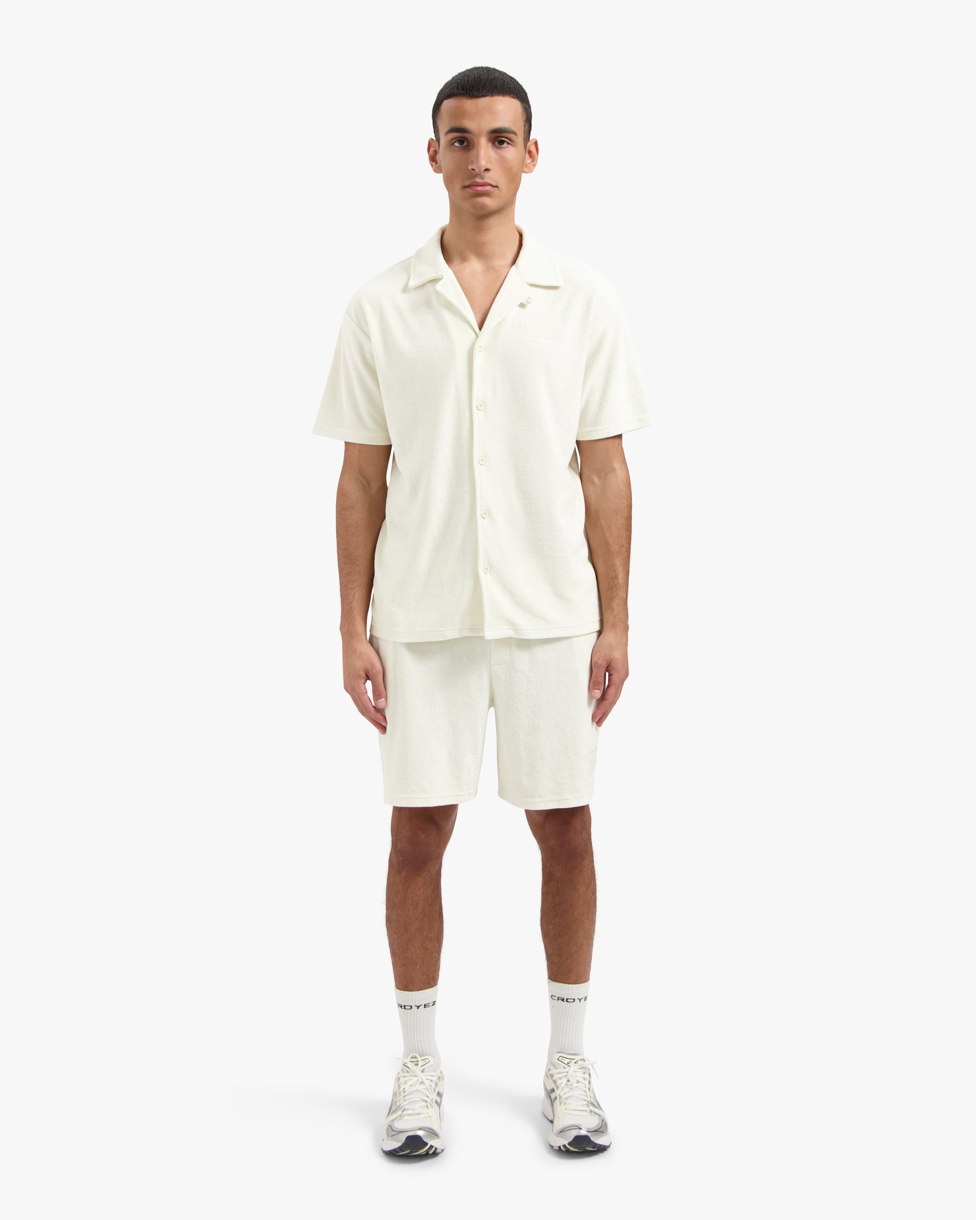 Croyez Fraternite Towelling Shirt- Off white