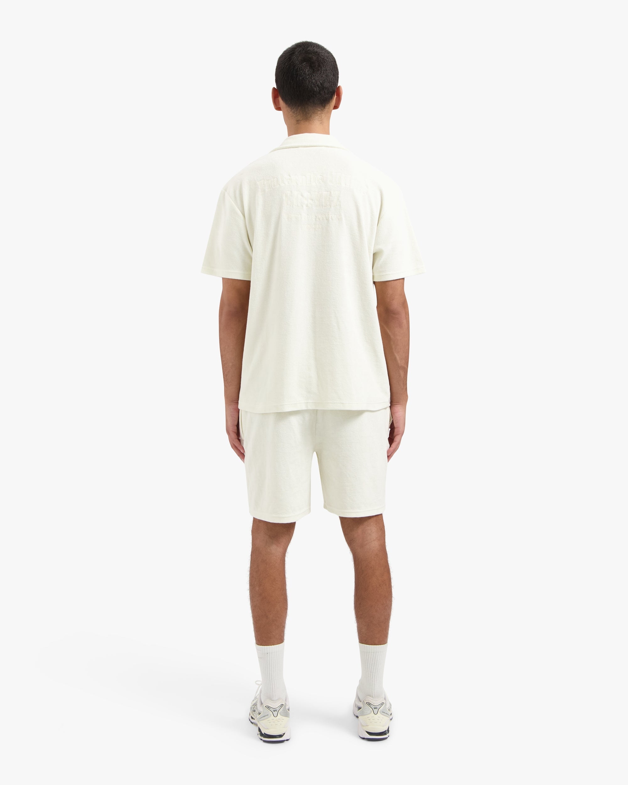 Croyez Fraternite Towelling Shirt- Off white