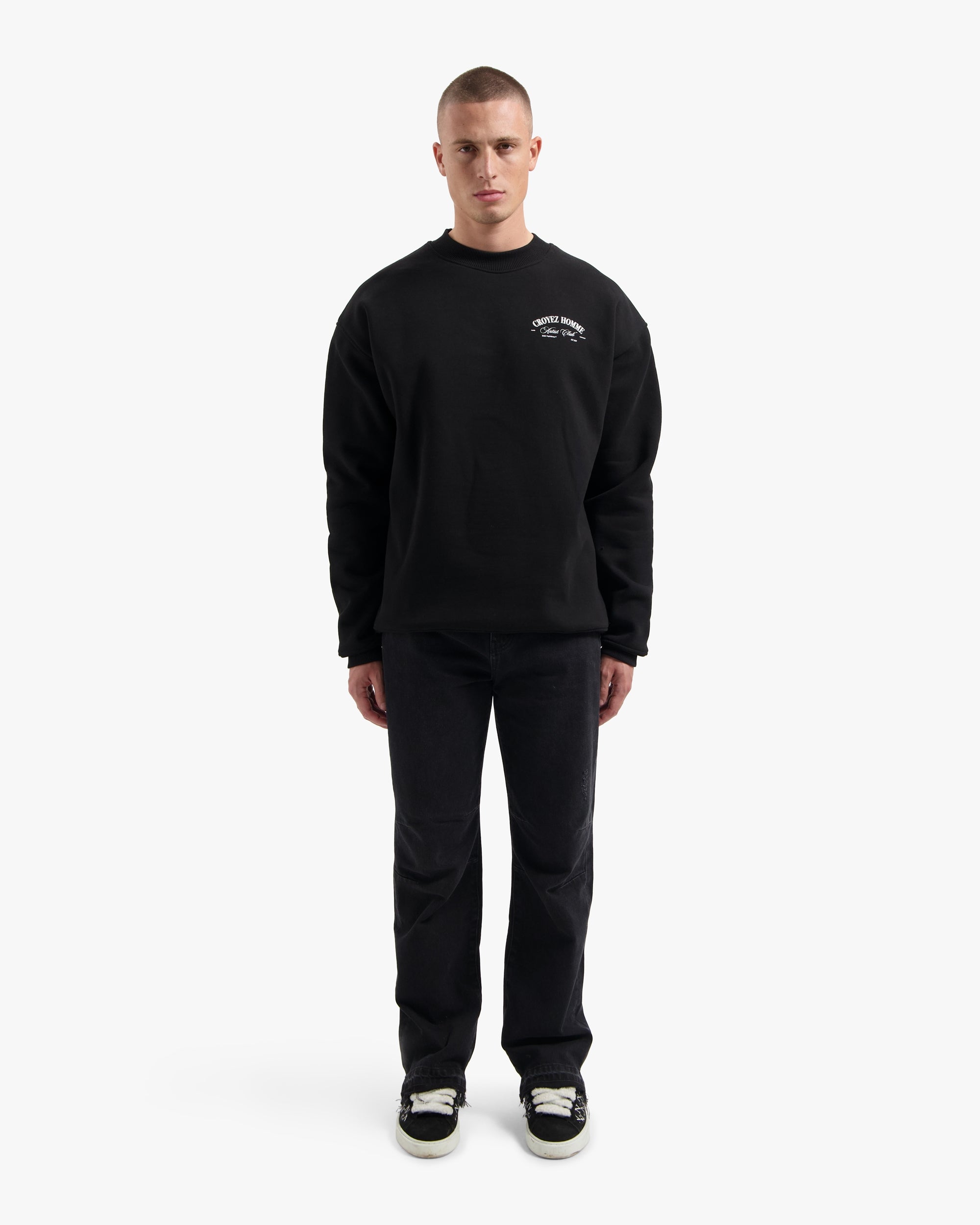 Croyez Artist Club Sweater- Black