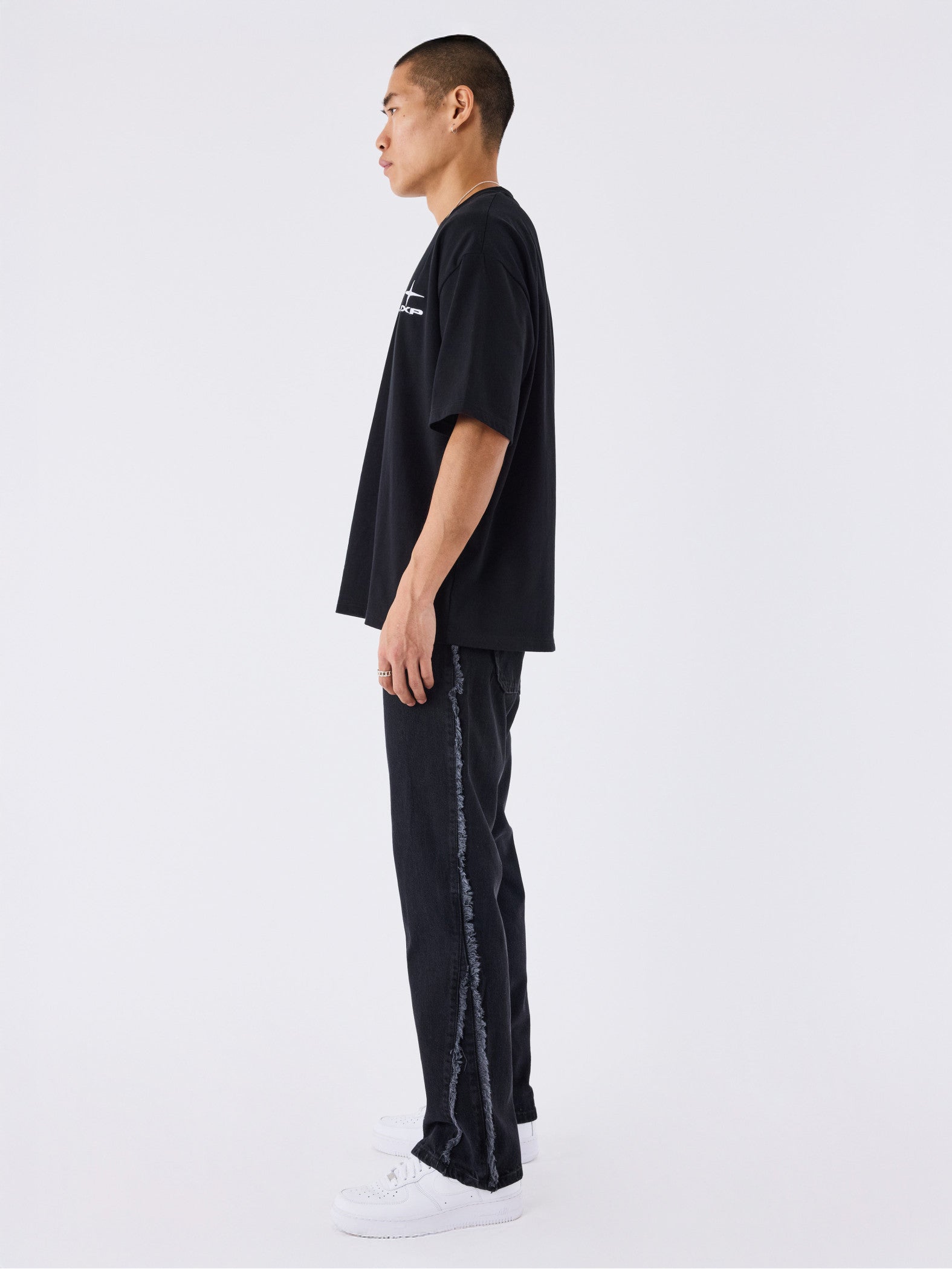 Project X Paris Flared Jeans- Black