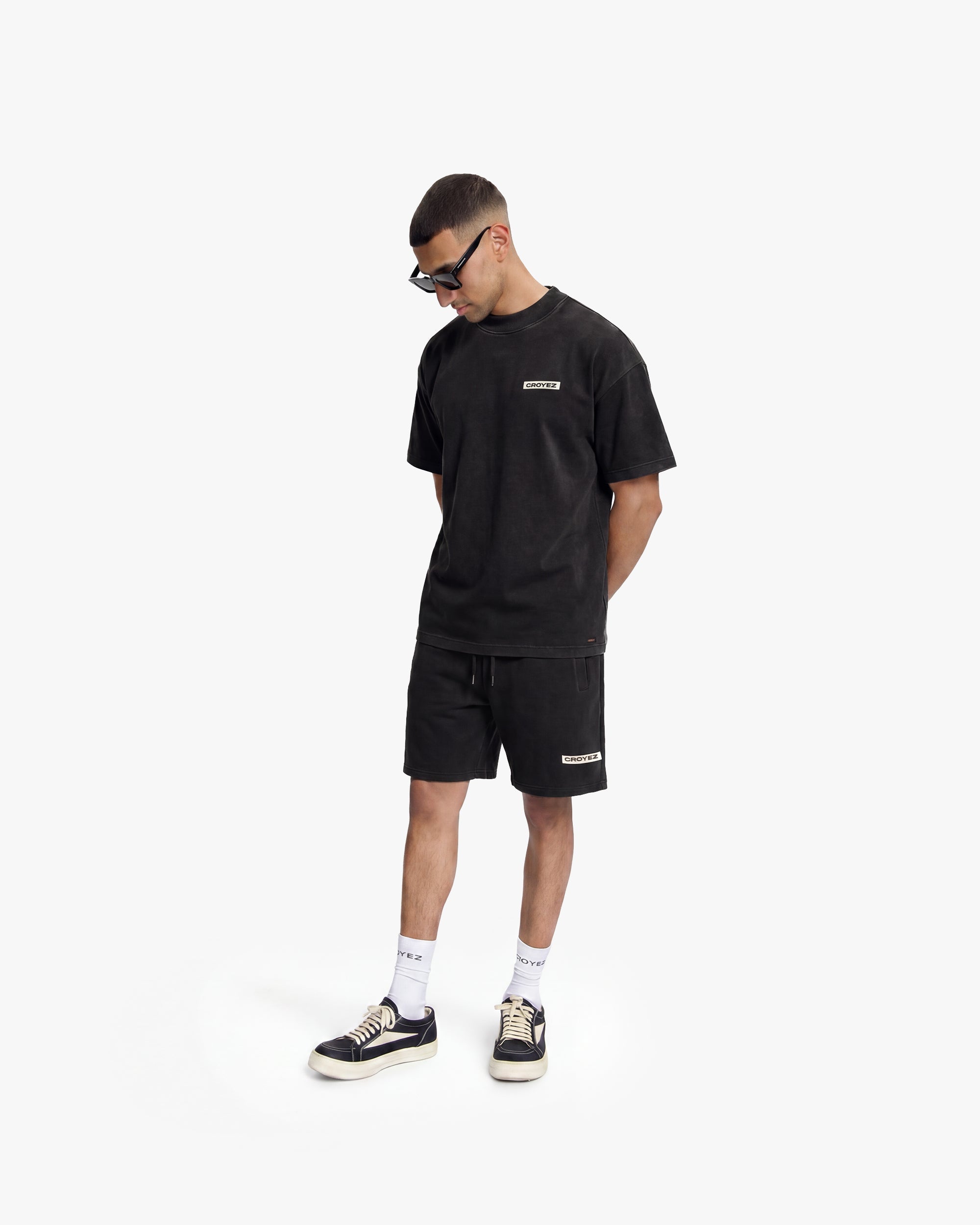 Croyez Garment Dye T-Shirt- Vintage Black
