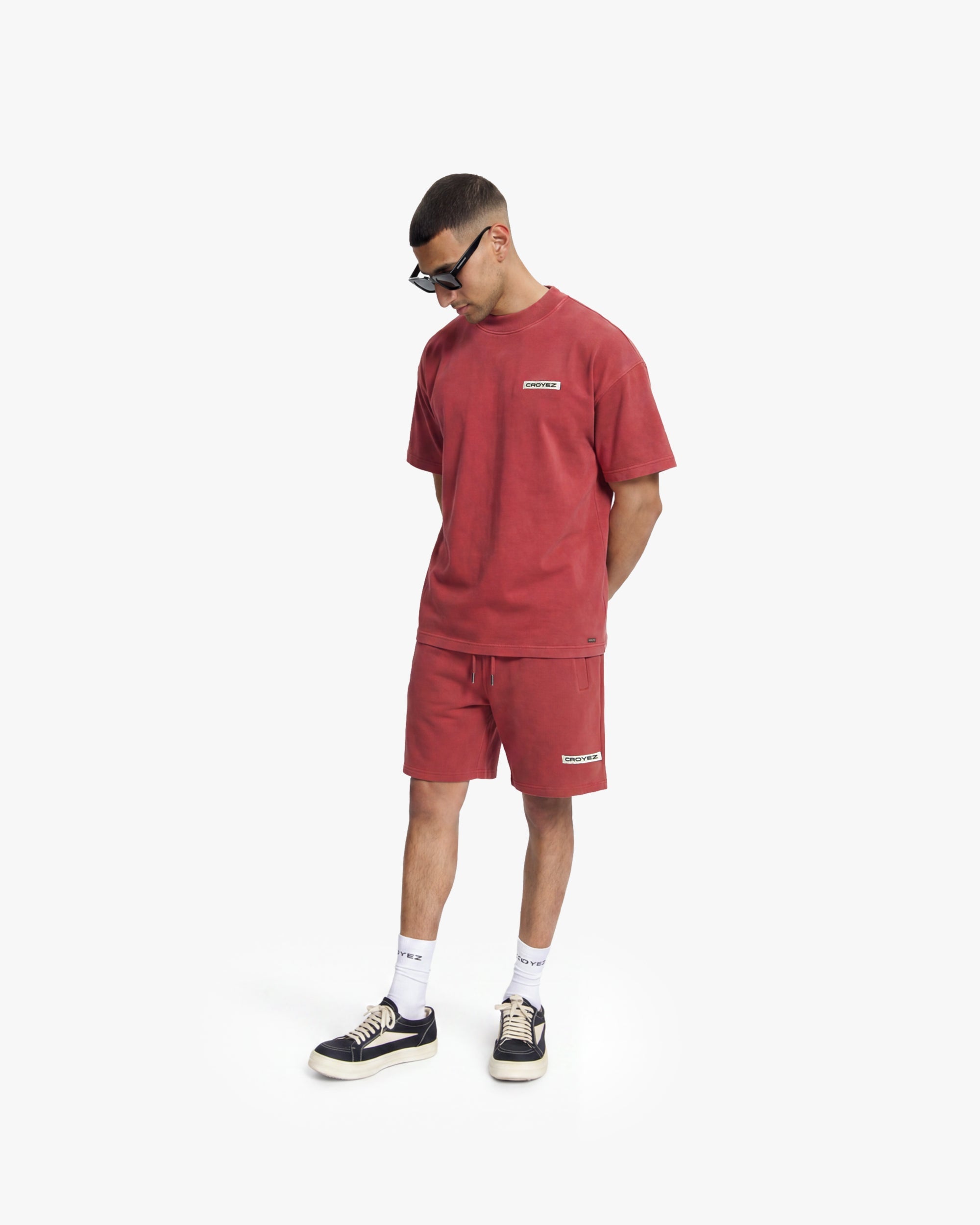 Croyez Garment Dye T-Shirt- Red