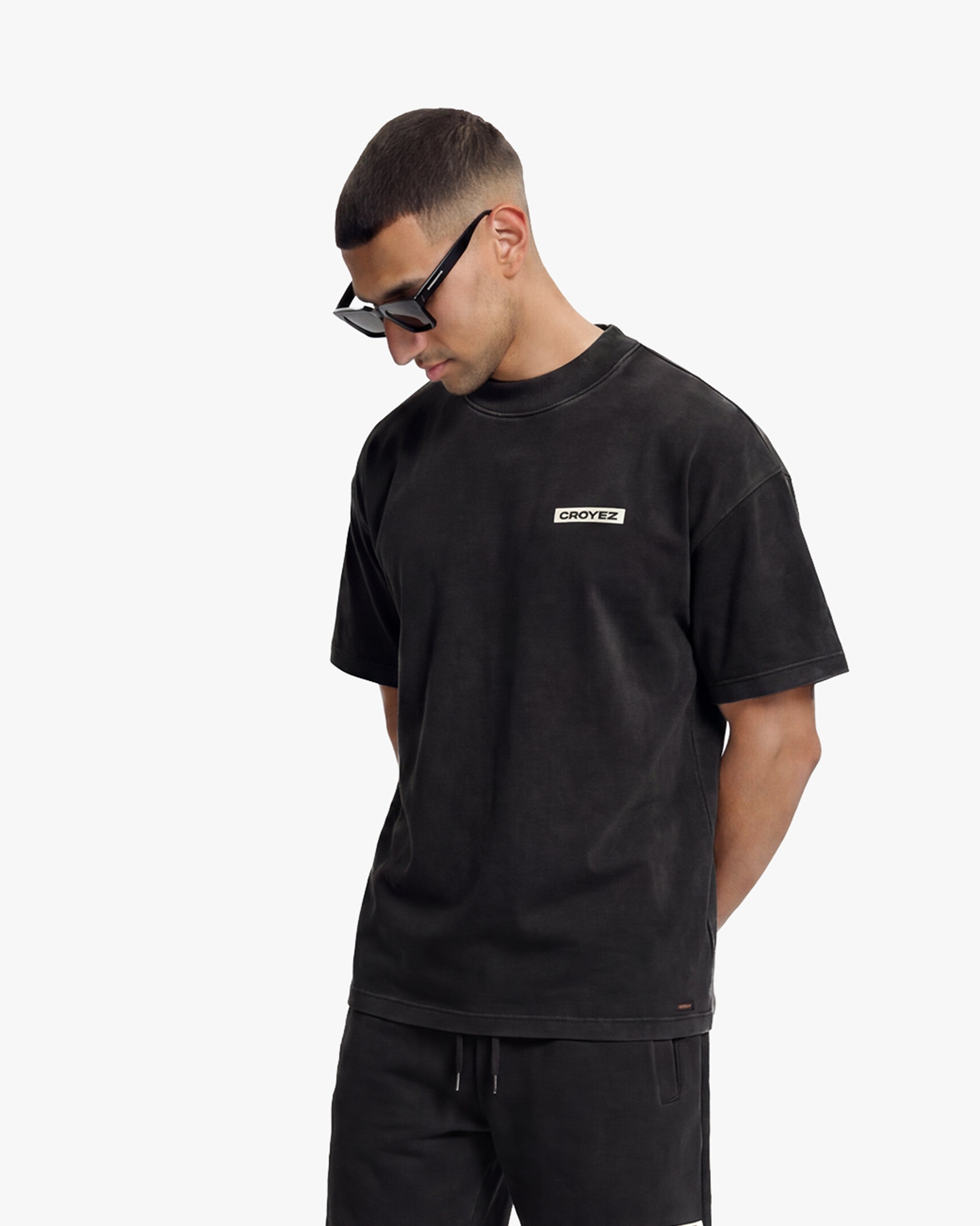 Croyez Garment Dye T-Shirt- Vintage Black