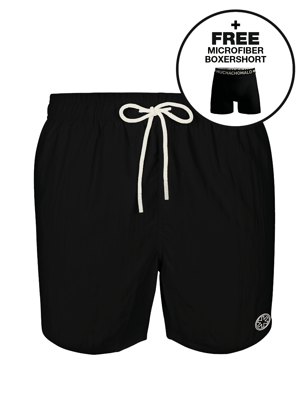 Muchachomalo Zwembroek - Zwart/Wit