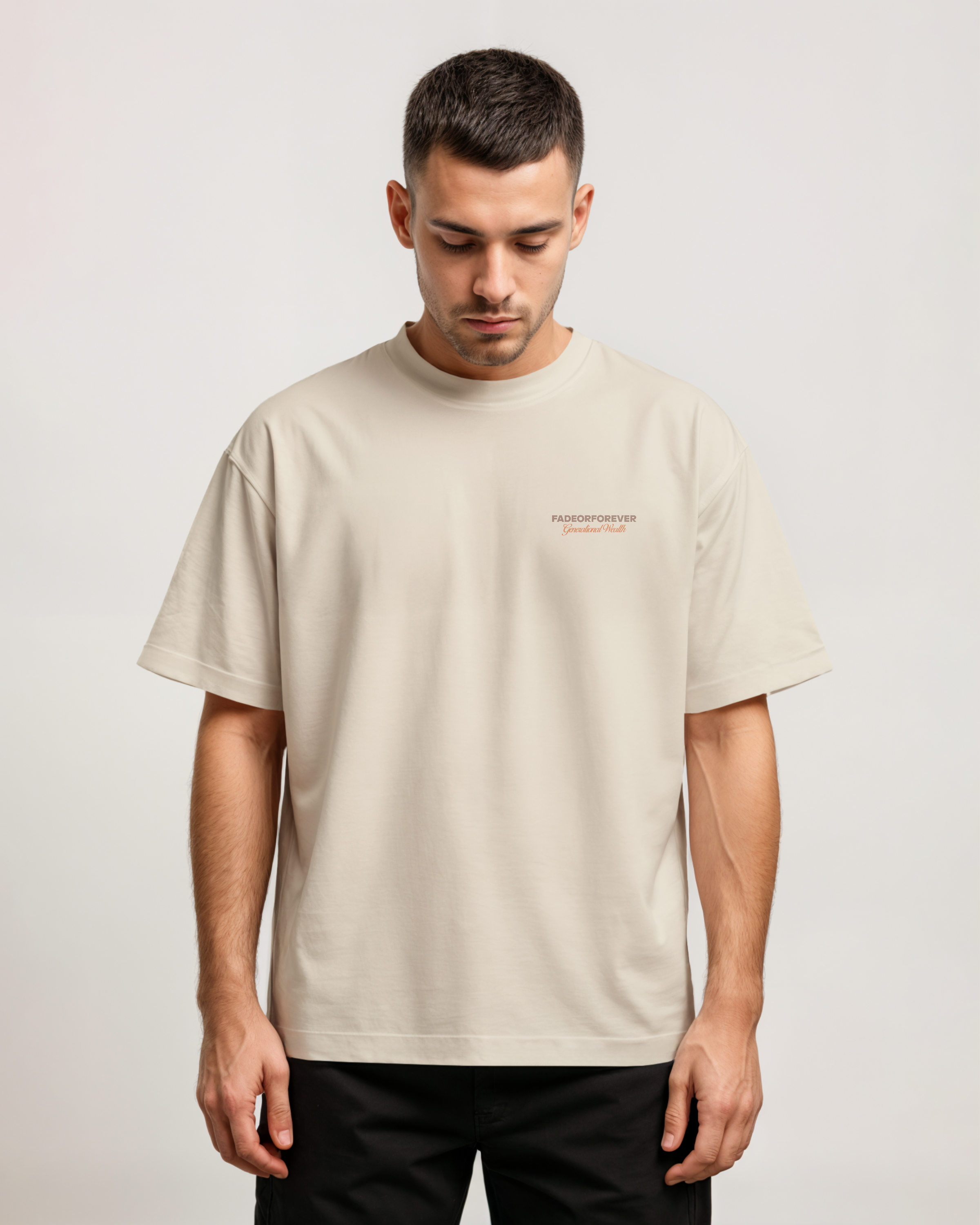 Fade Or Forever Azur T-shirt- Beige
