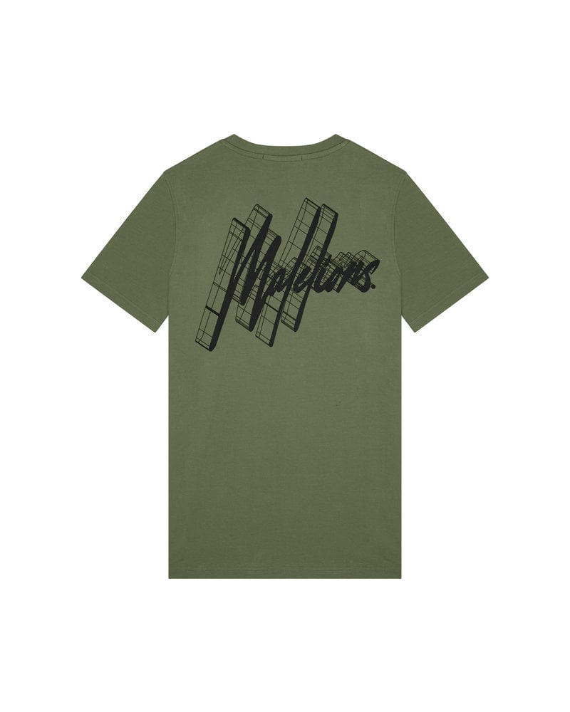 Malelions 3D Graphic T-shirt Licht Groen