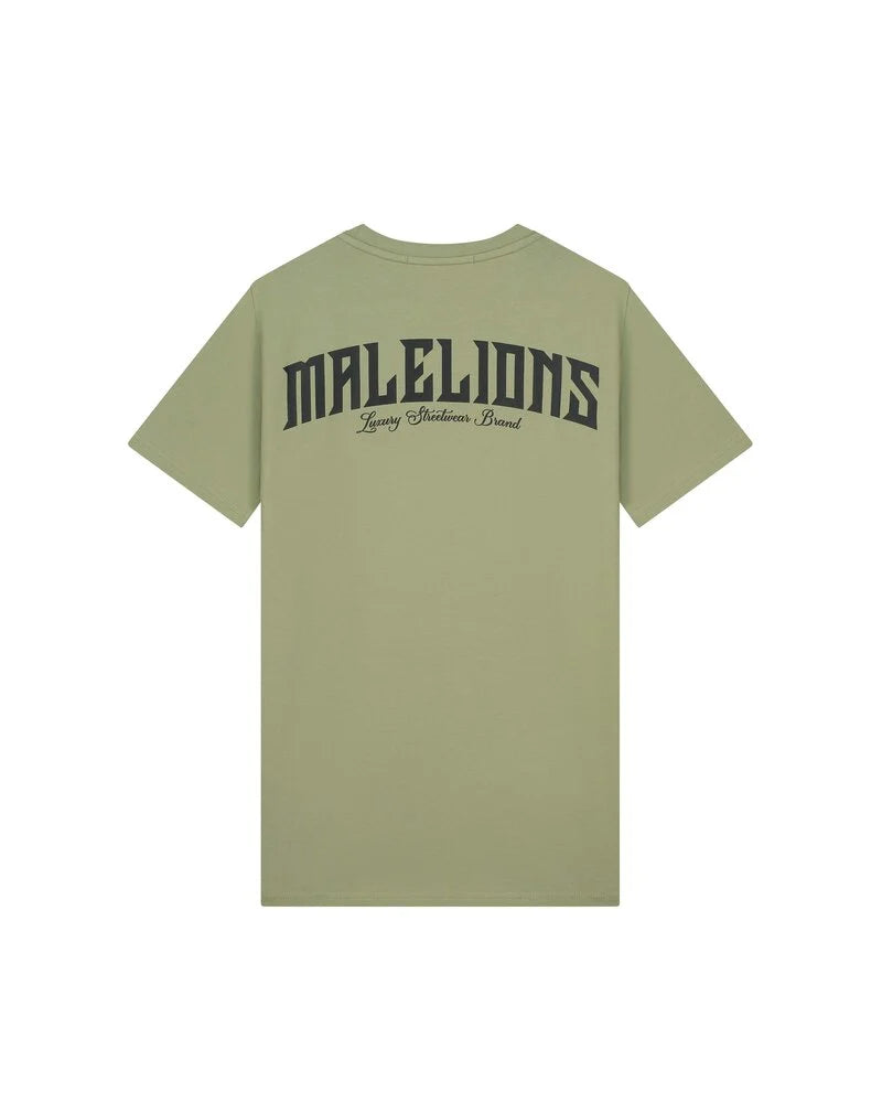 Malelions Boxer T-shirt Army - Zwart