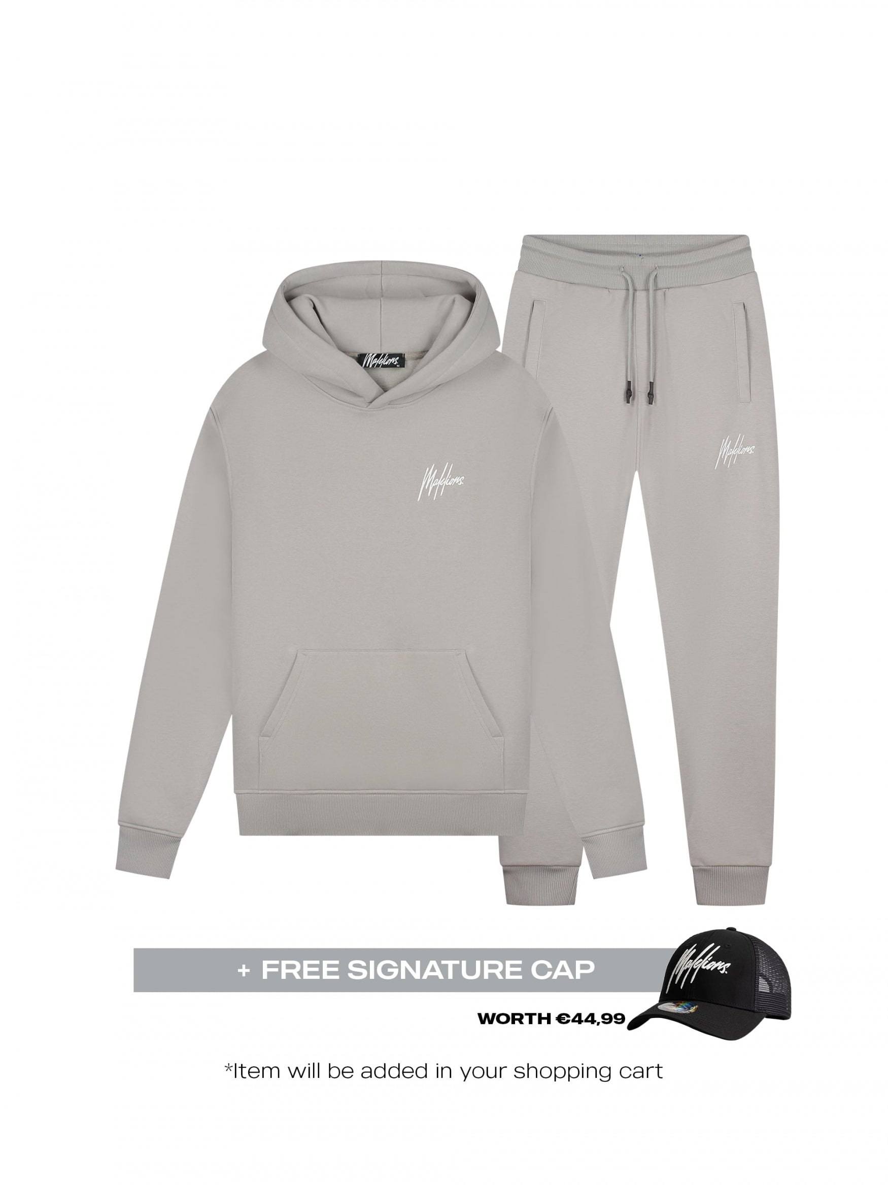 Malelions BF Signature Tracksuit- Grey