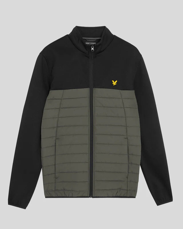 Lyle & Scott Fleece Jacket - Zwart/Grijs