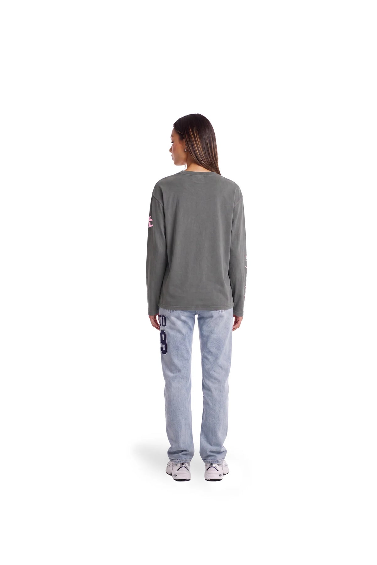 Malelions Women Slopes Longsleeve- Acid Wash