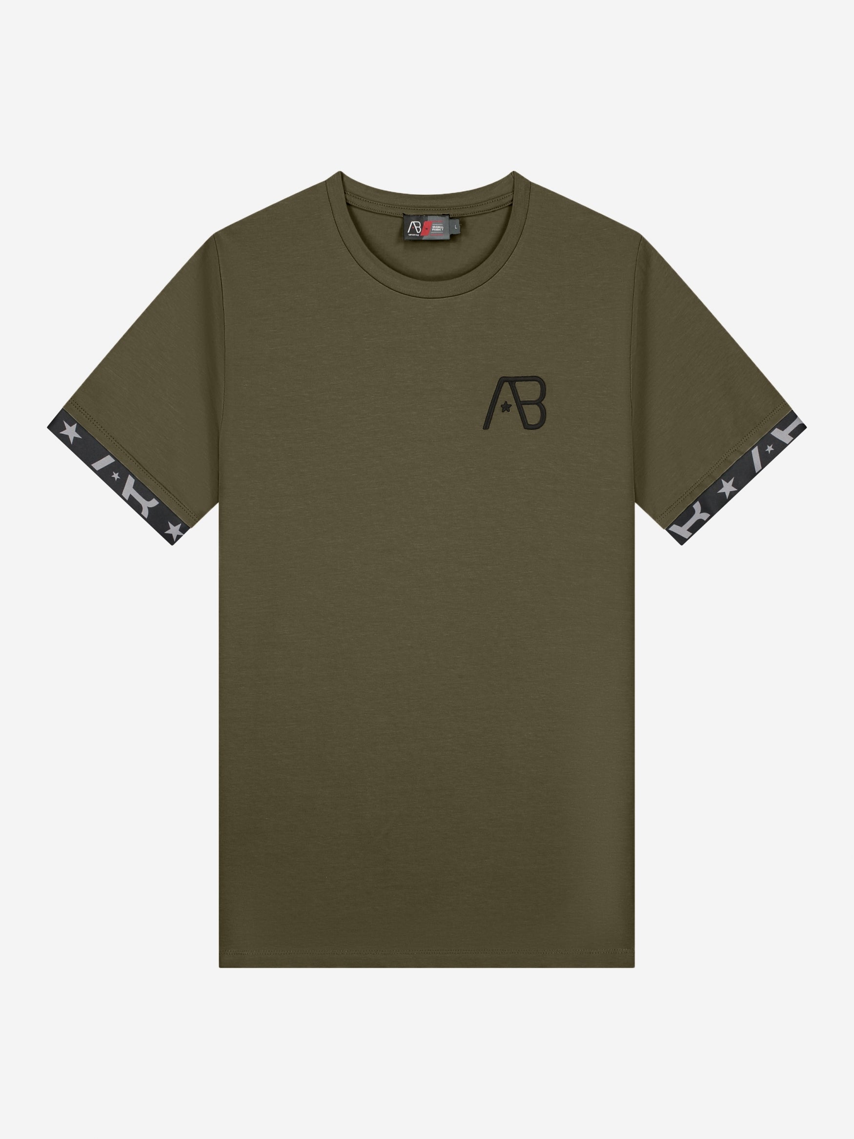 Ab Lifestyle Flag T-shirt- Olive Night