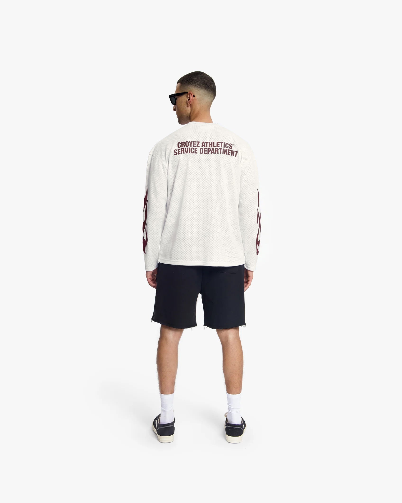 Croyez Service Dept Longsleeve- White