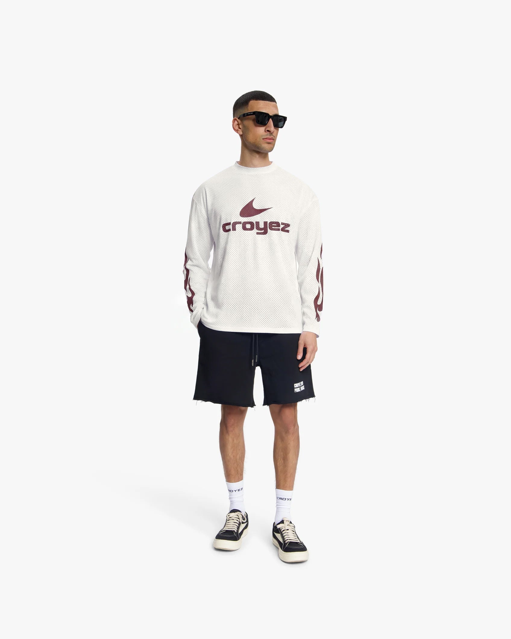Croyez Service Dept Longsleeve- White