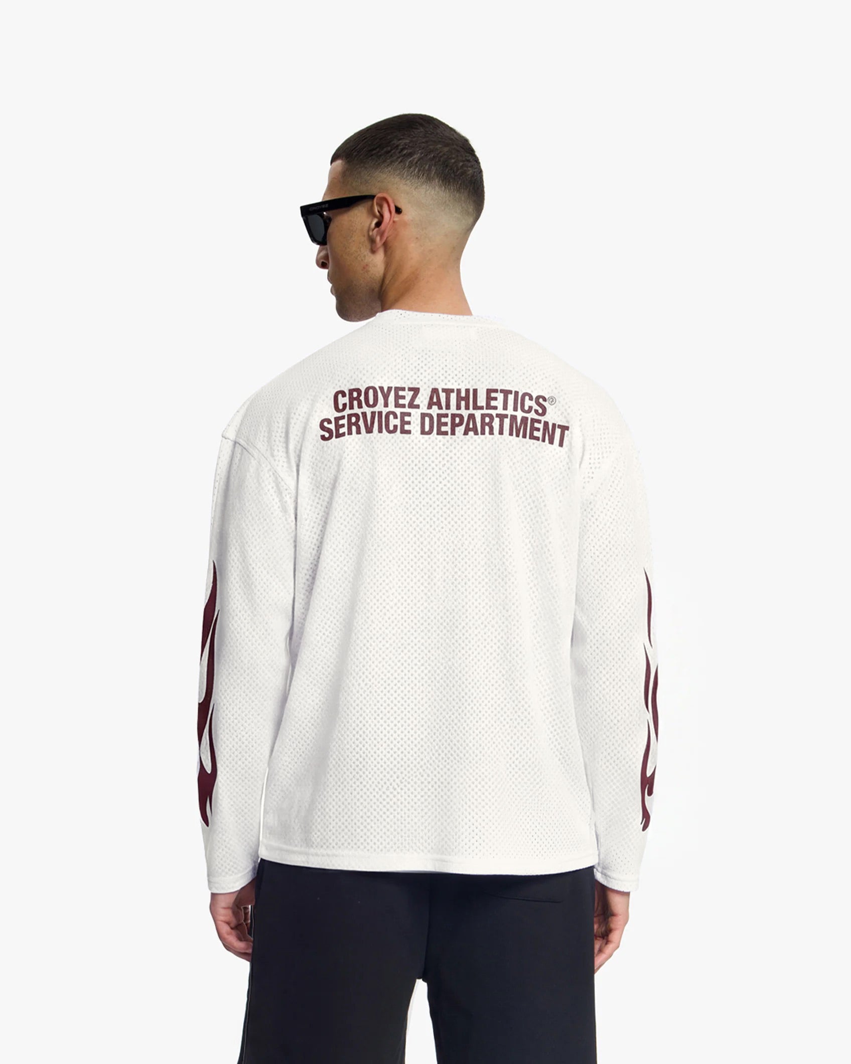 Croyez Service Dept Longsleeve- White