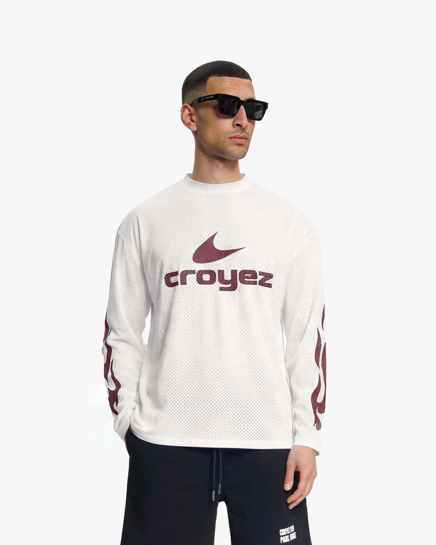 Croyez Service Dept Longsleeve- White