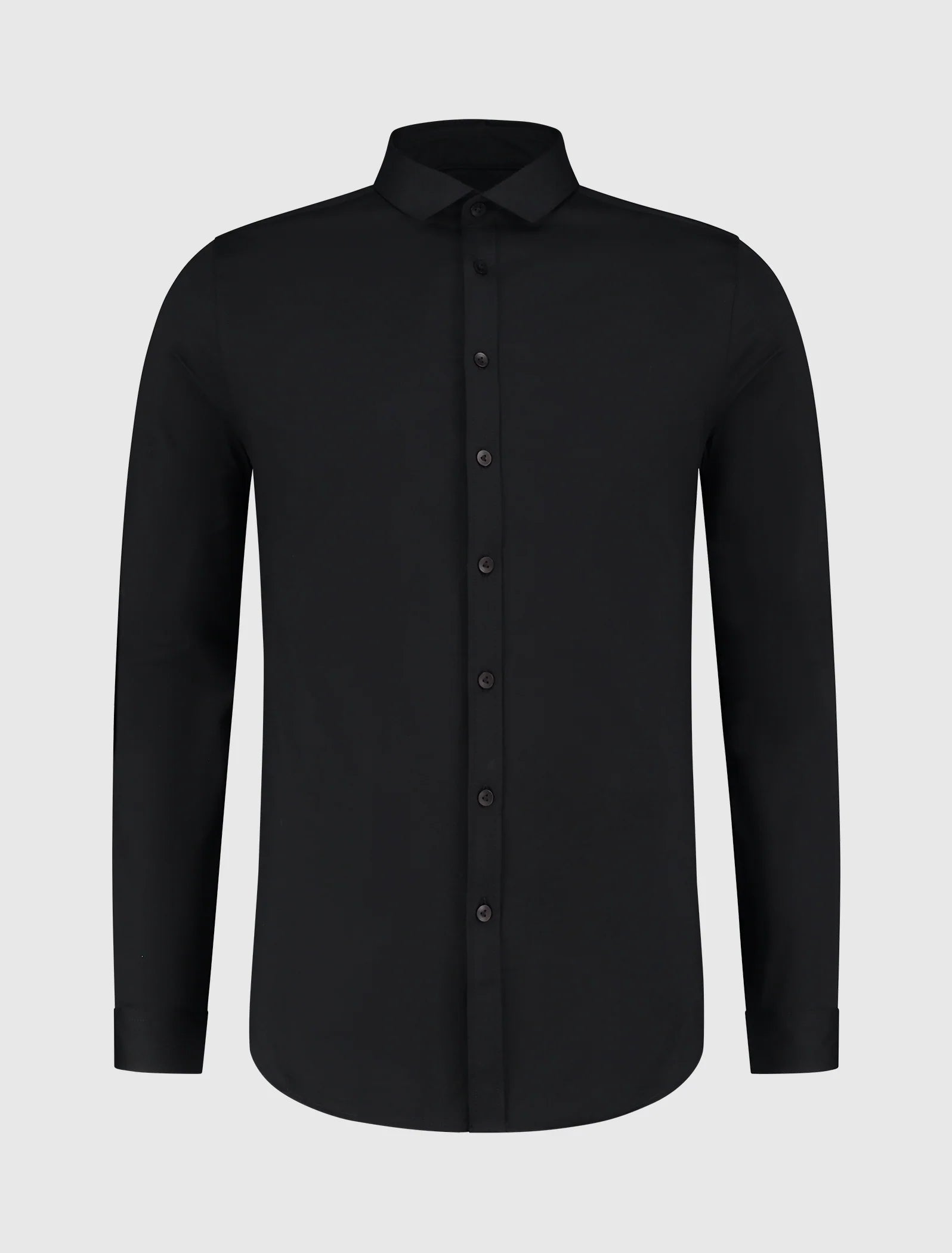Purewhite Essential Jersey Shirt Zwart