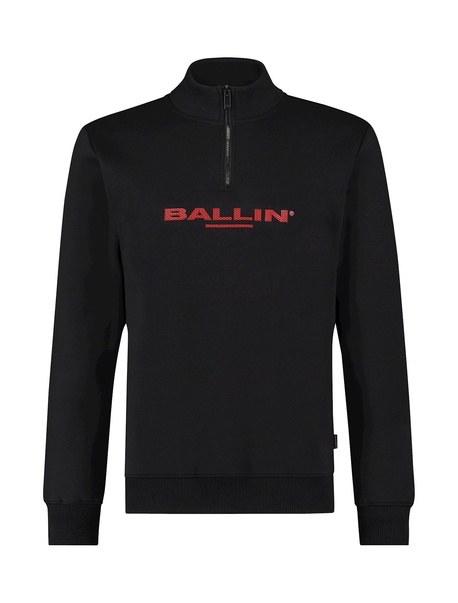 Ballin Sweater Half Zip 3D Zwart