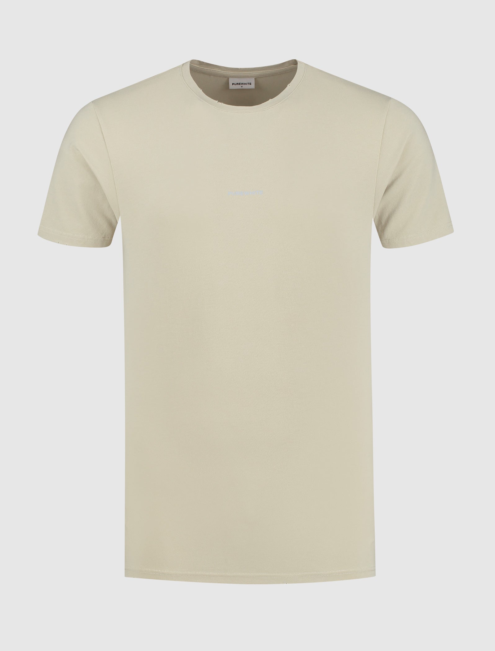 Purewhite T-Shirt Future Triangle Zand