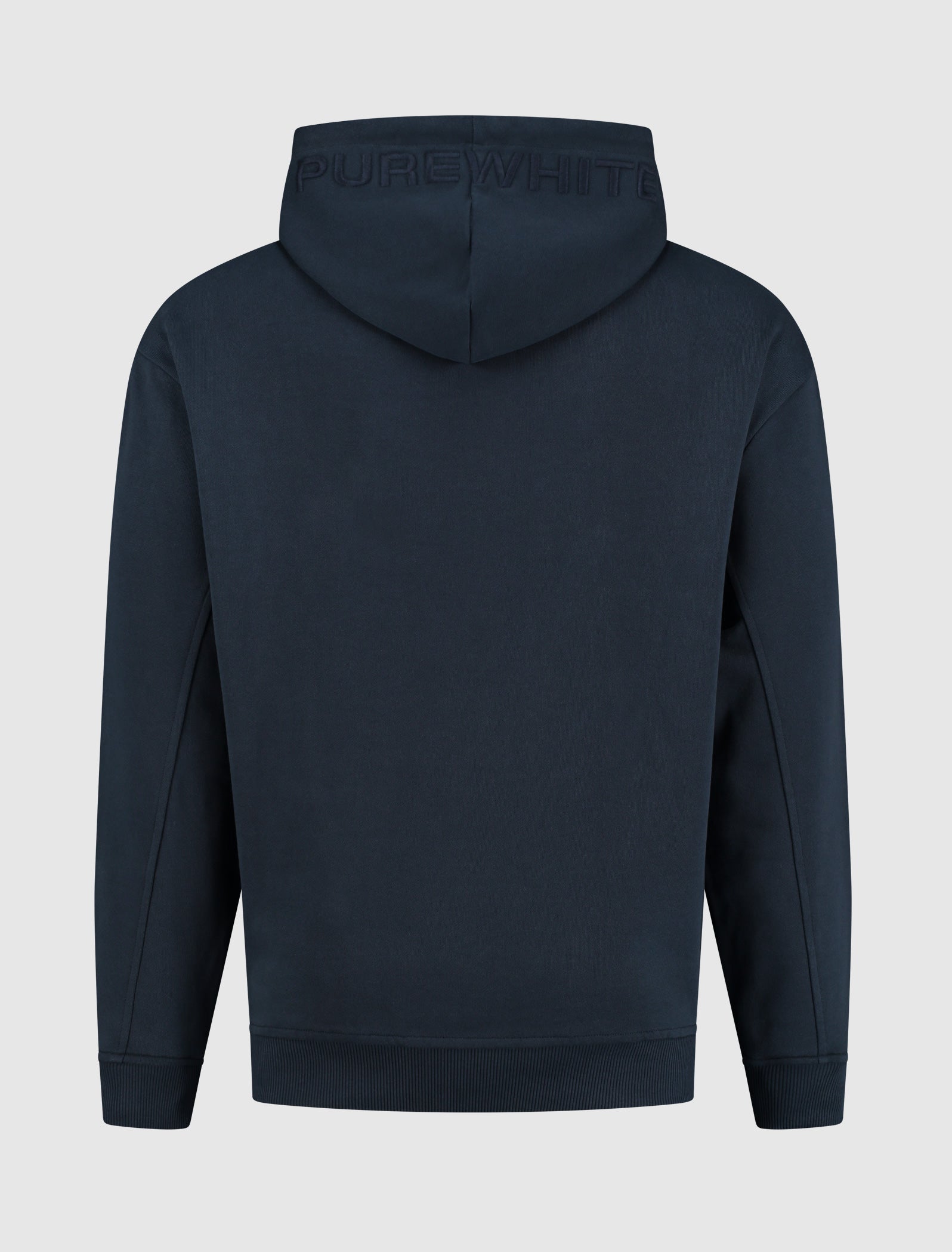 Purewhite Easy Relaxed Fit Hoodie Donker Blauw