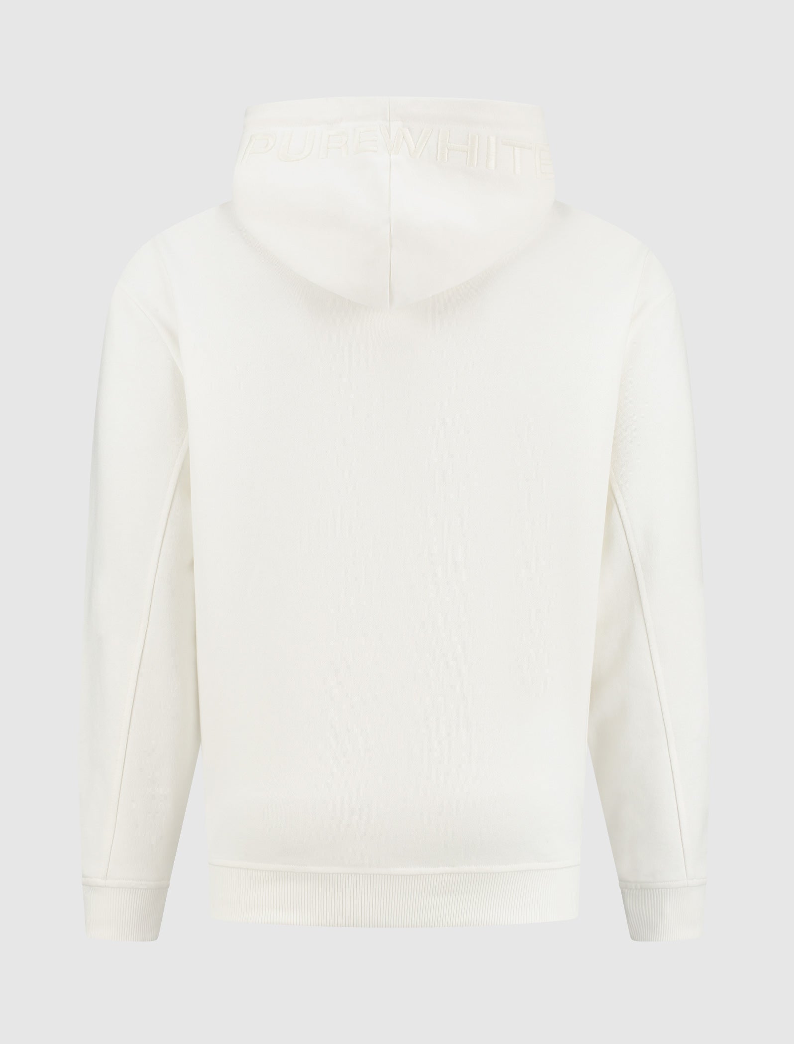 Purewhite Easy Relaxed Fit Hoodie Wit