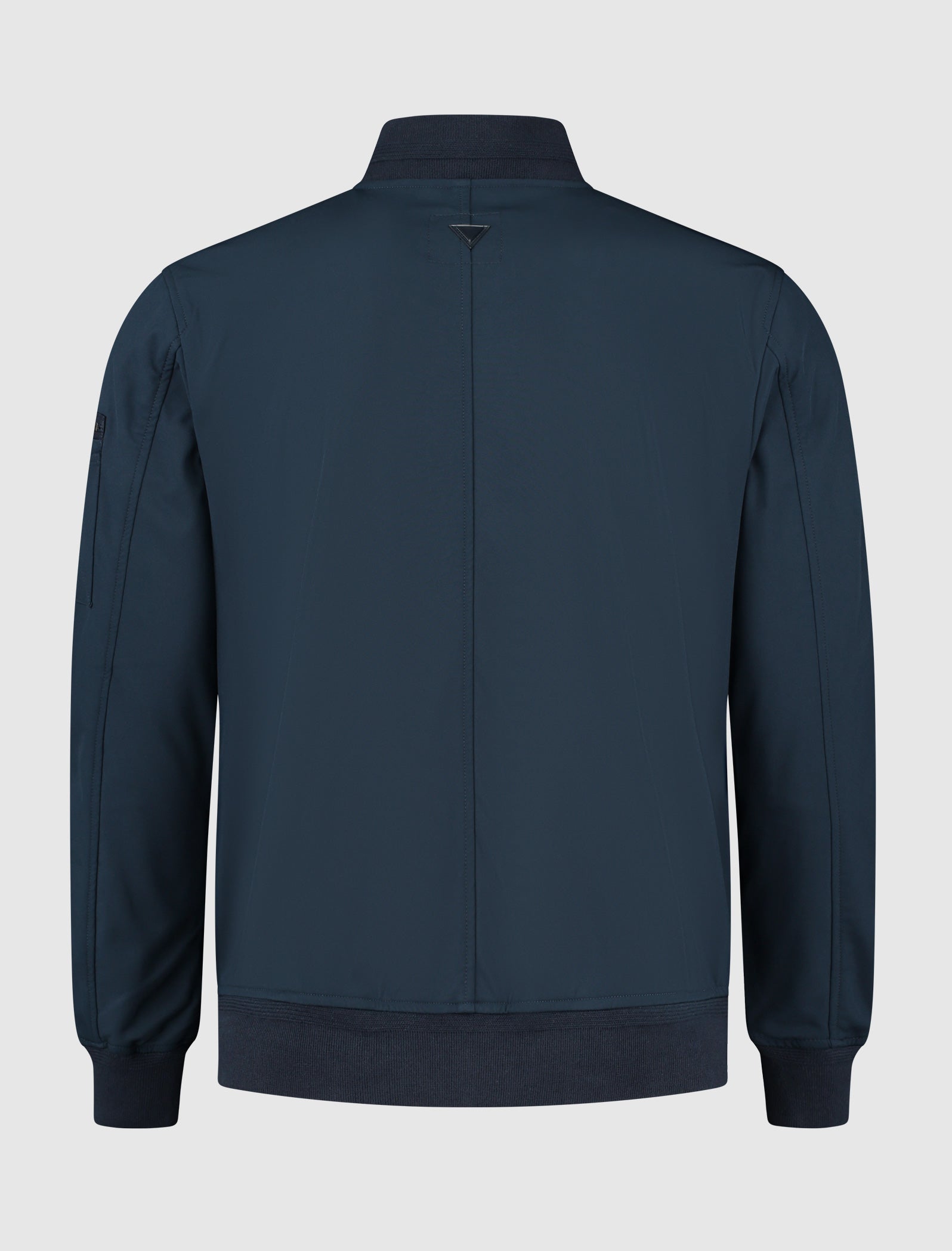 Purewhite Softshell Combo Puffer Jacket Blauw