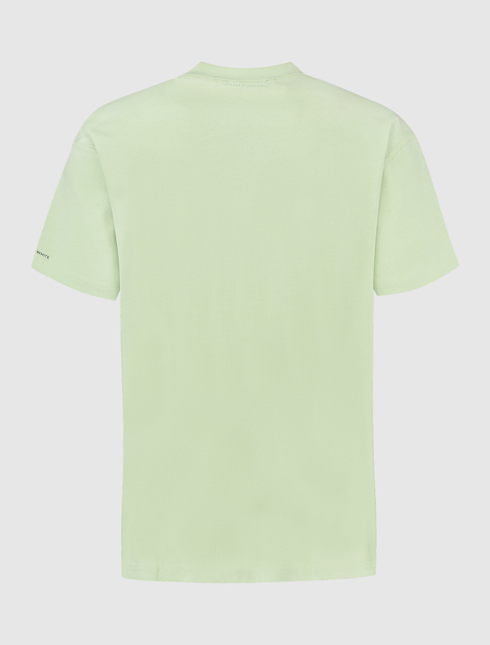 Purewhite Ultimate Relaxed Fit T-shirt Licht Groen