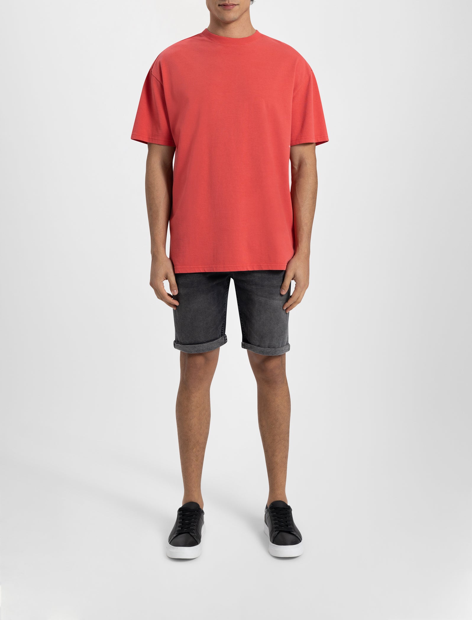 Purewhite Amalfi Club T-shirt Rood