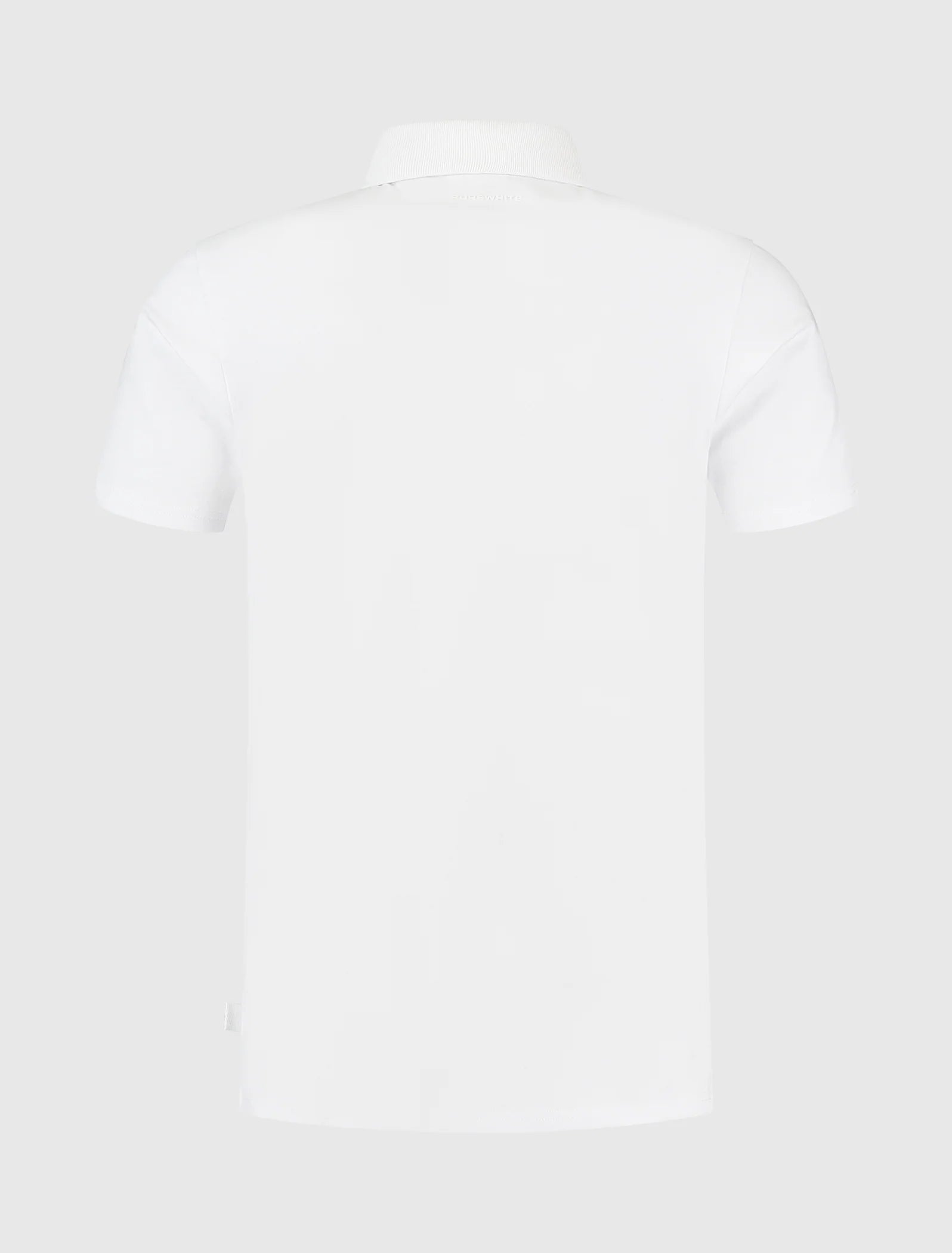 Purewhite Soft Jersey Polo Wit