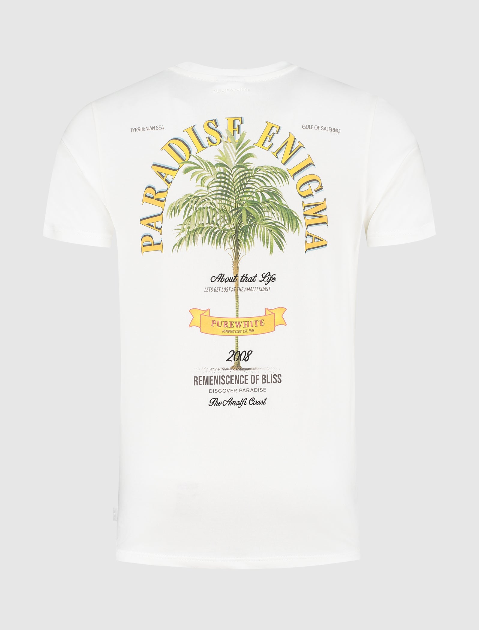 Purewhite Paradise Enigma T-shirt Off White