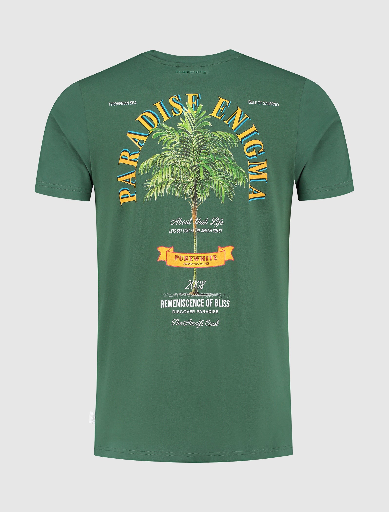 Purewhite Paradise Enigma T-shirt Forest Green