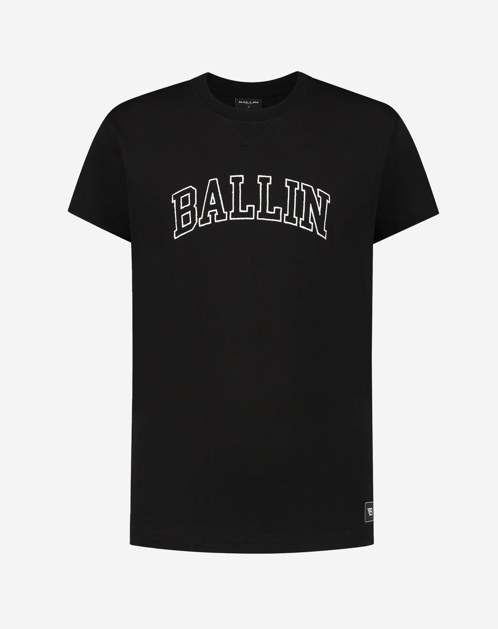 Ballin Kids T-shirt College Outline Logo Zwart