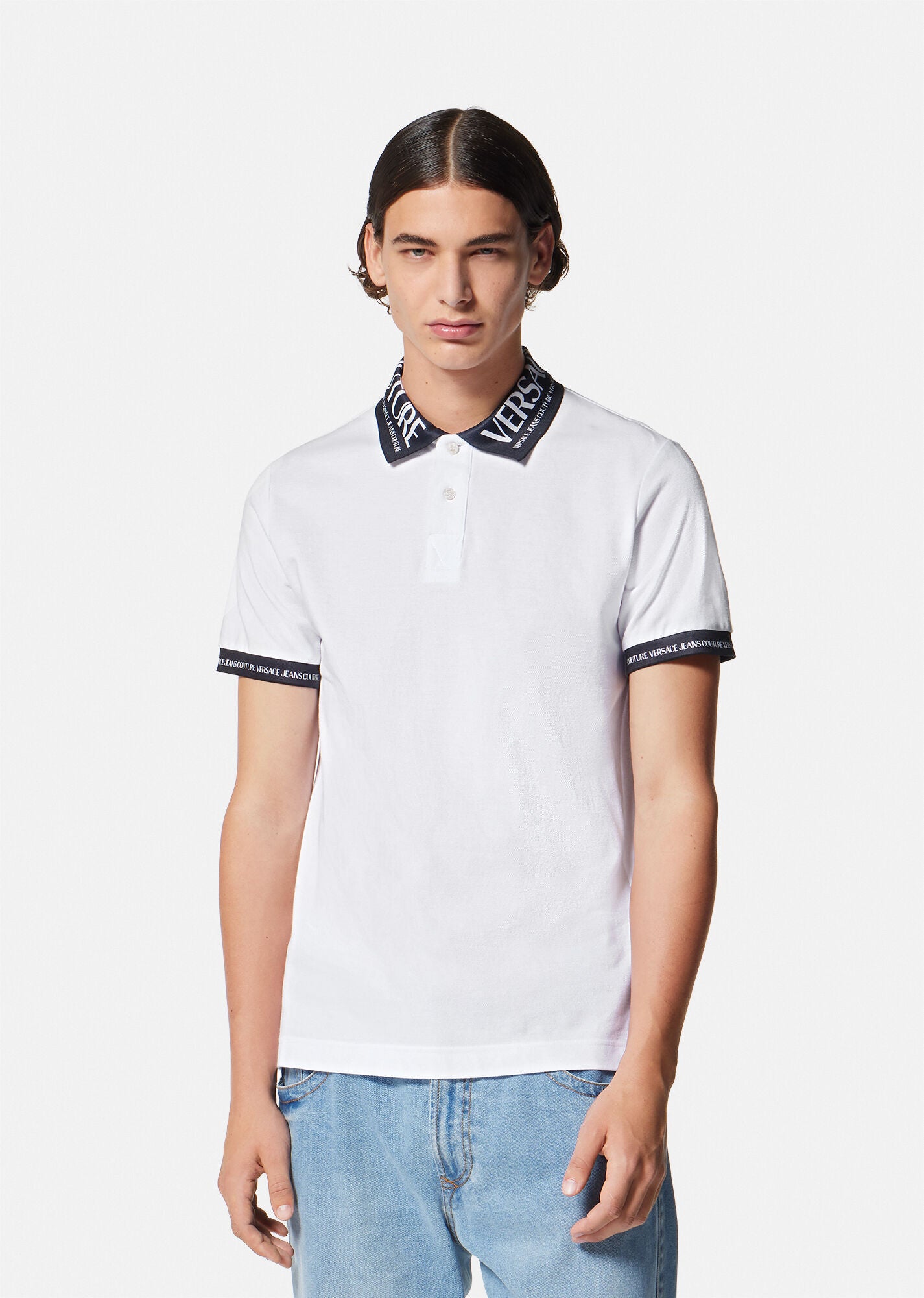Versace Jeans Couture Polo Logo Wit