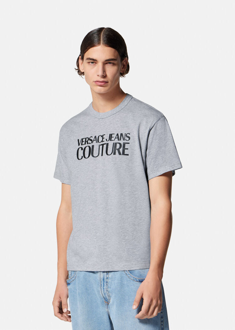 Versace Jeans Couture  Logo T-shirt Grijs