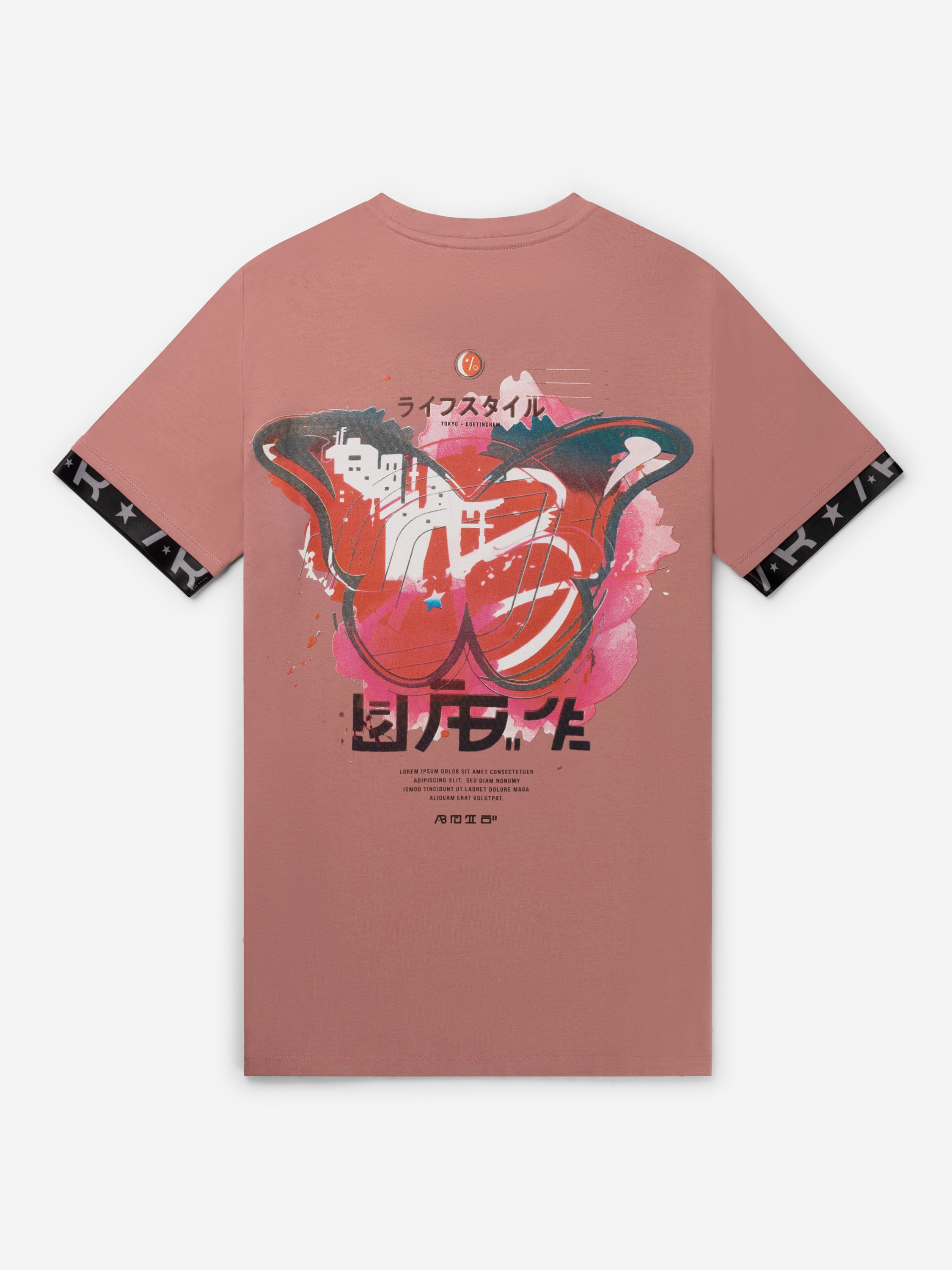AB Lifestyle Butterfly T-shirt Mesa Rose