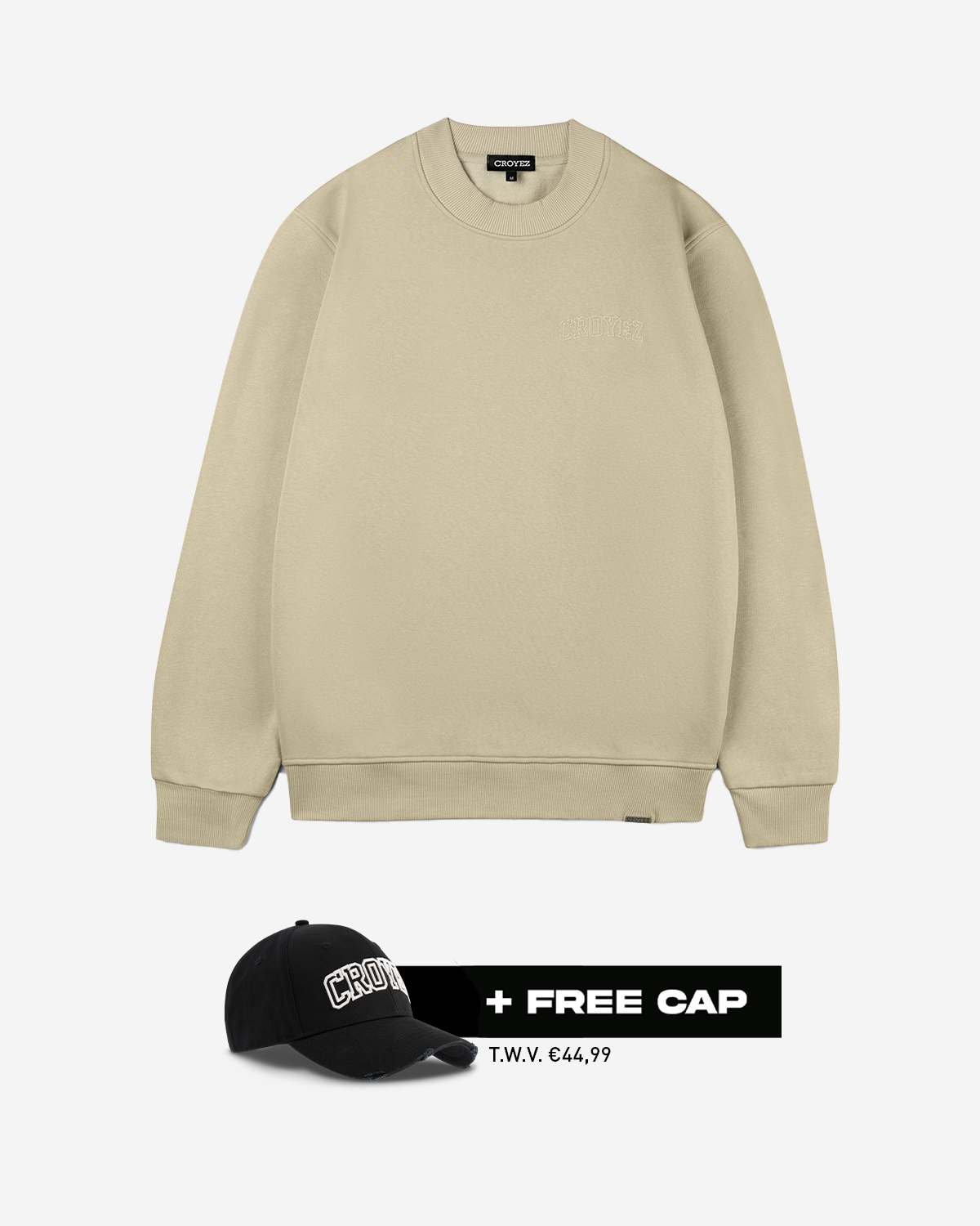 Croyez Arch Sweater Zand + Free Cap