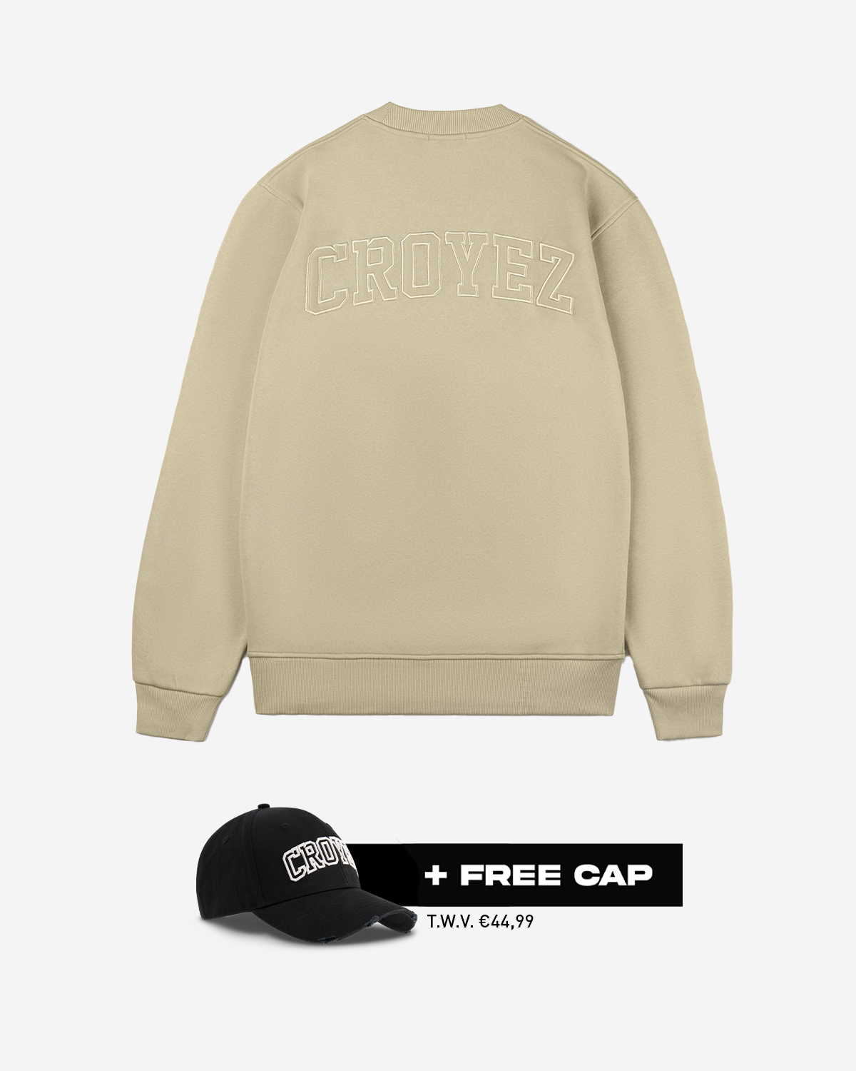 Croyez Arch Sweater Zand + Free Cap